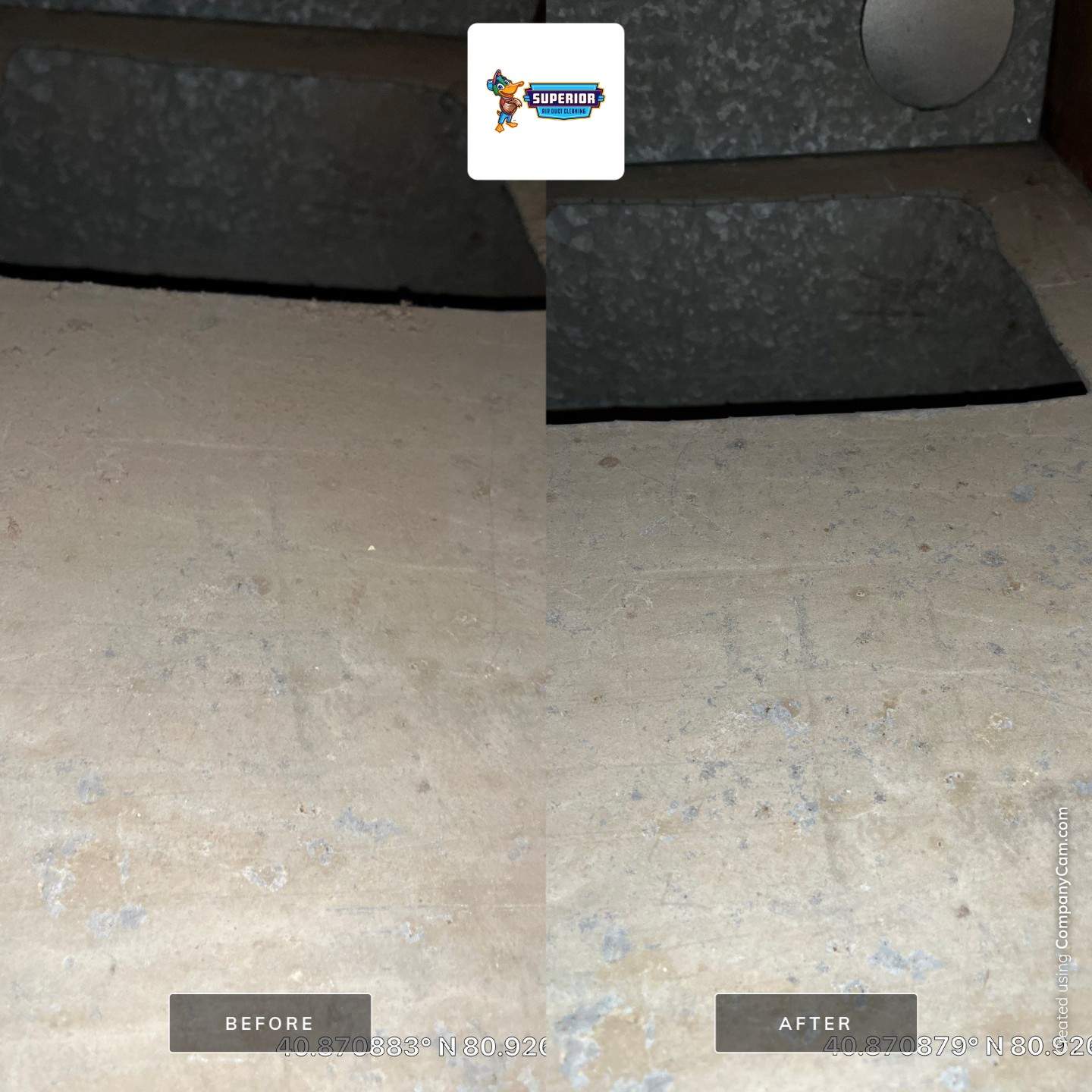 Air Duct Cleaning With a Vacuum Truck in Salem, OH by Superior Air Duct Cleaning
