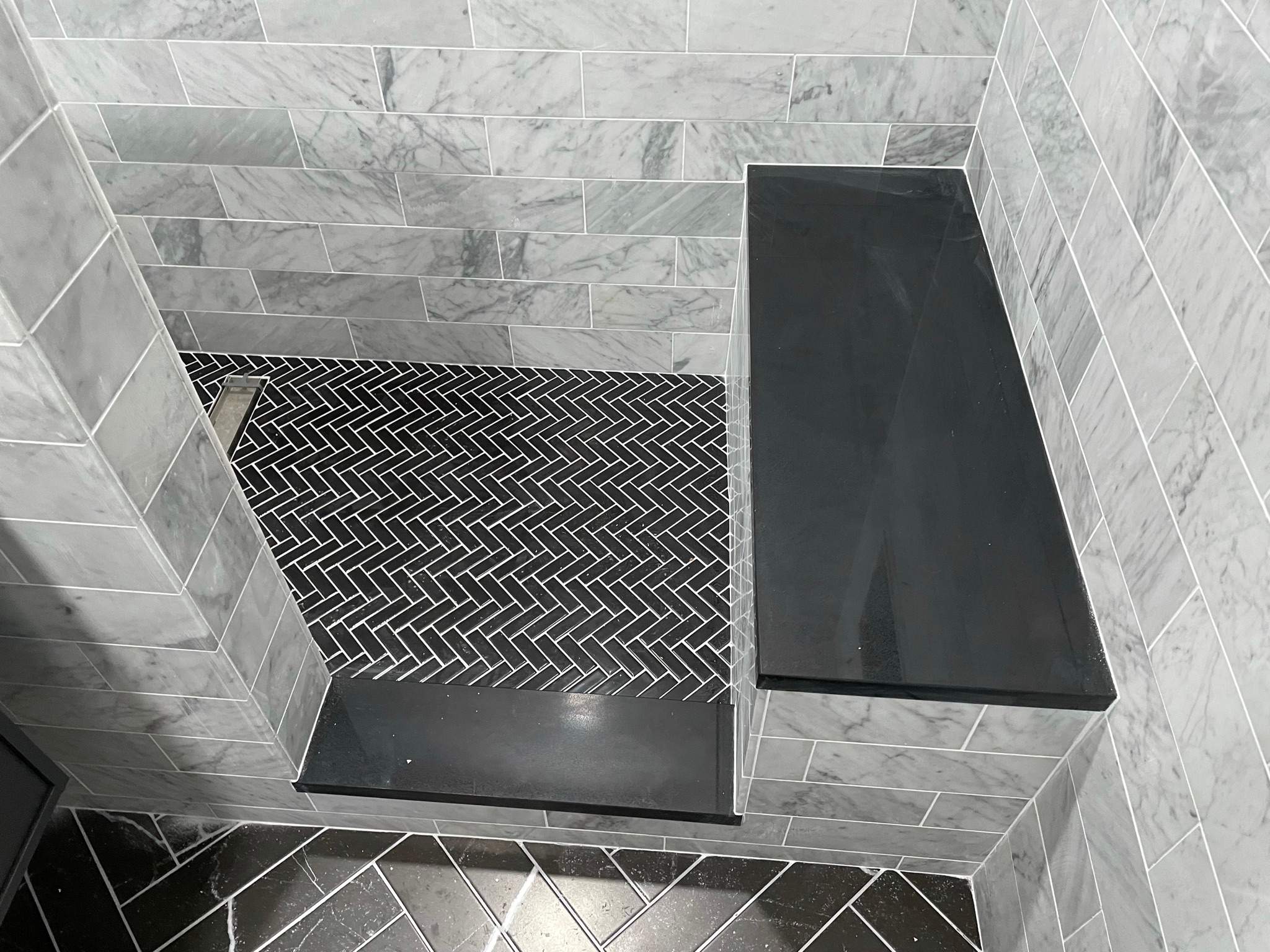 Bathroom Remodel using Tile by Home Concepts Construction