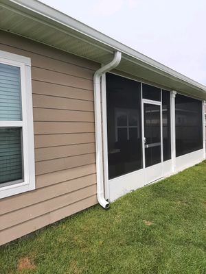 Seamless Gutter Installation using White K-Style Gutters