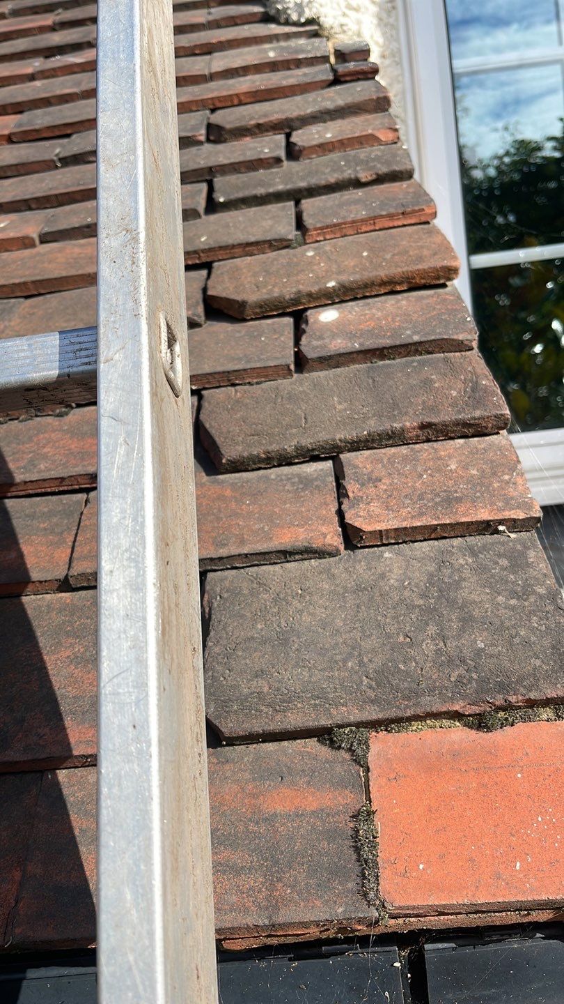 Roof Clean - Biocide Treatment using Honda 15lpm Low Pressure Washing Machine by Ges Exterior Cleaning ltd