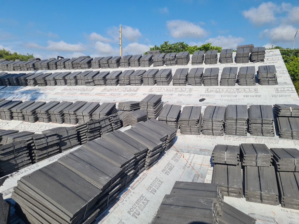 Residential Roofing Installation using Eagle Roofing Tile by BLUES BROTHERS ROOFING