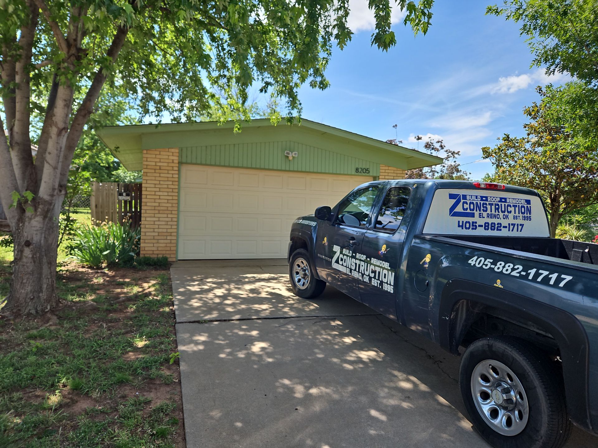 Project in Oklahoma City by Z Construction & Roofing, LLC
