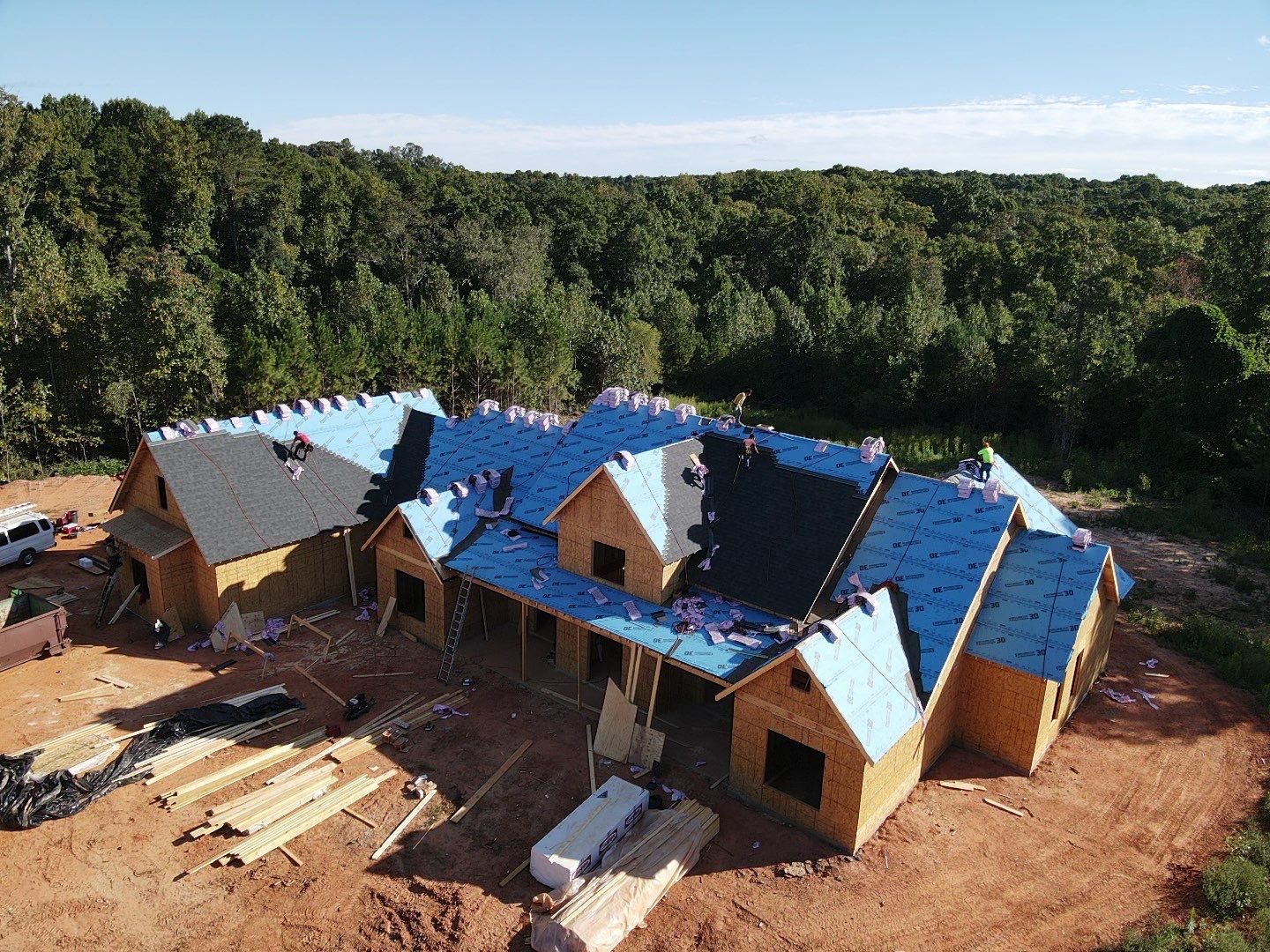 New Construction Residential Roofing Installation using Owens Corning by Inspector Roofing and Restoration