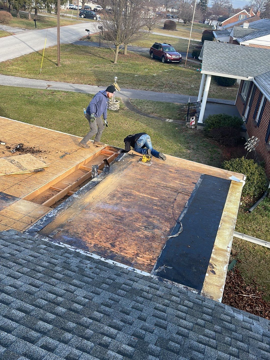 Epdm rubber roof using Versico .060 by Teflon Roofing