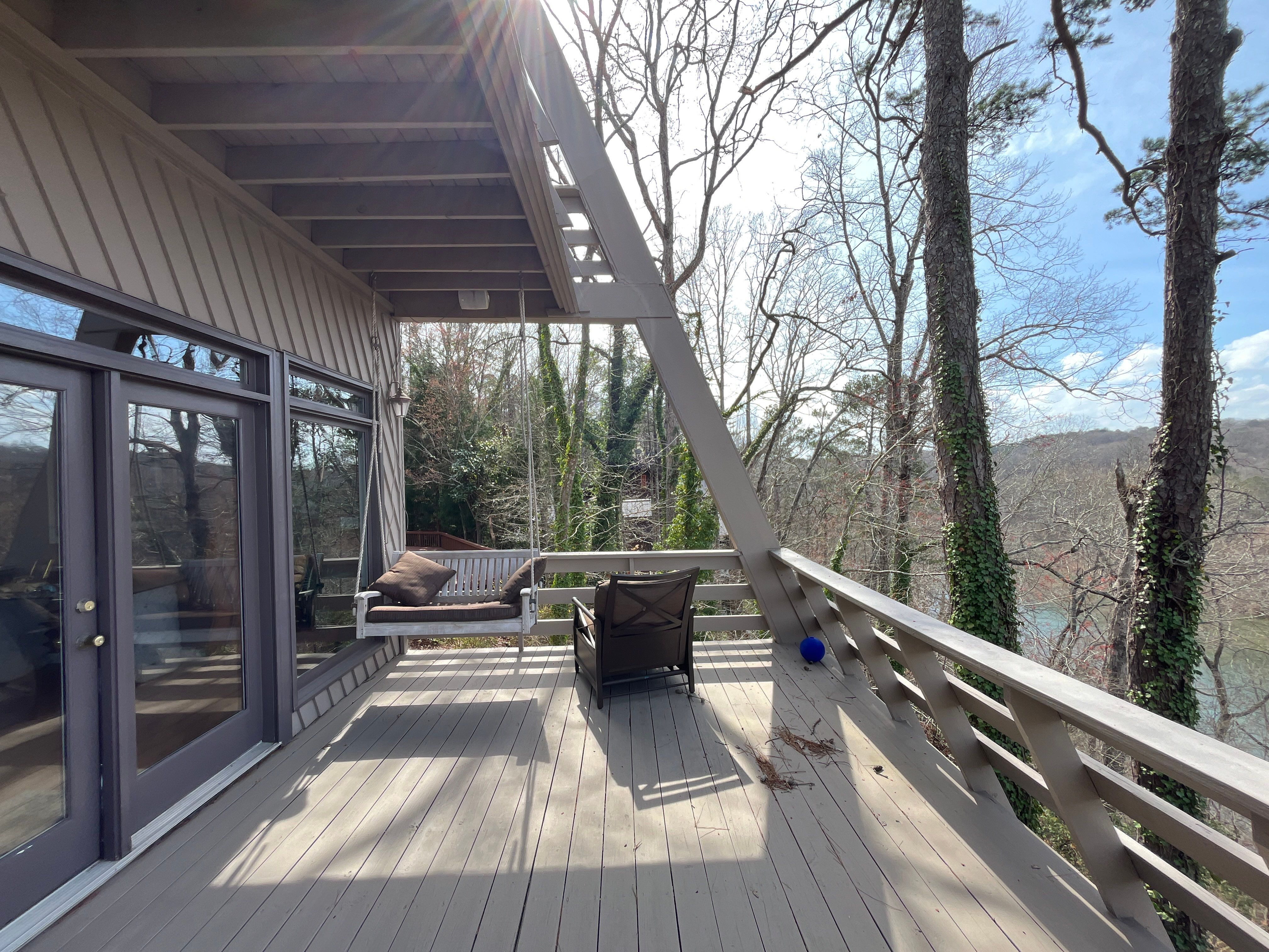 TimberTech Deck Replacement with Metal Cable Railing in Atlanta, GA by Nelson Exteriors