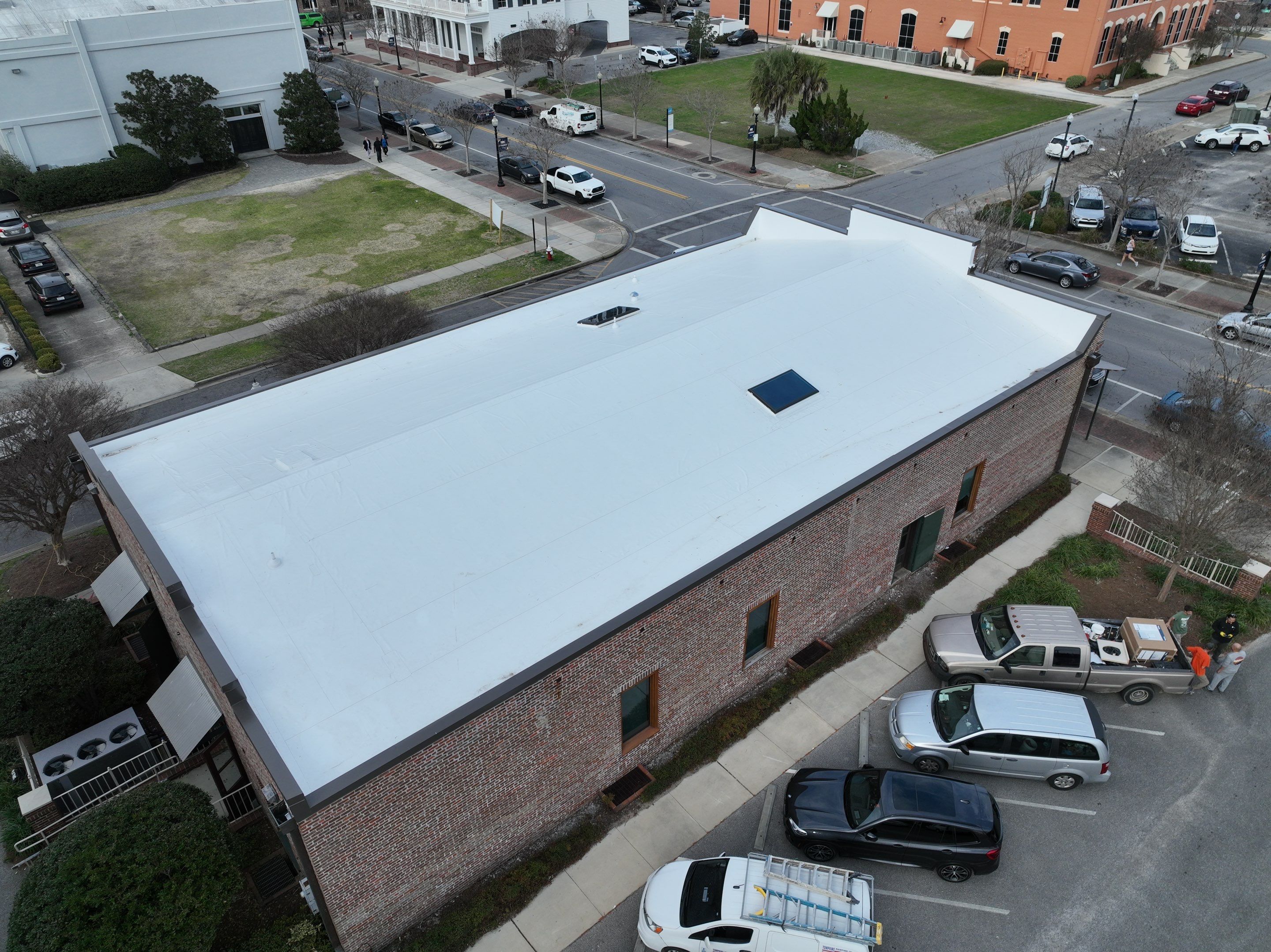 Commercial Low Slope Re-roof by Professional Roofing Company