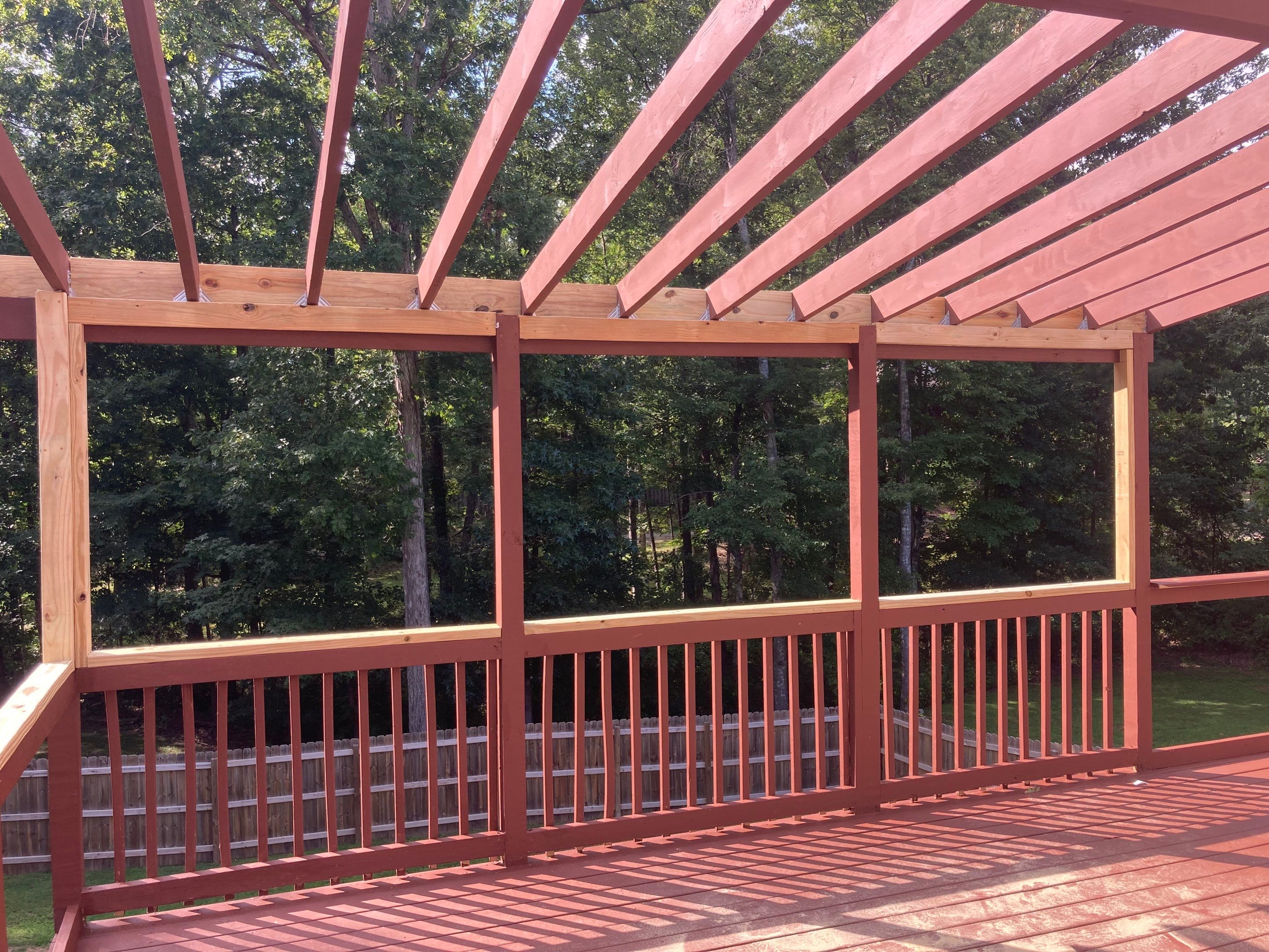 Aspen Lake - Covered Porch by Pillar and Pine