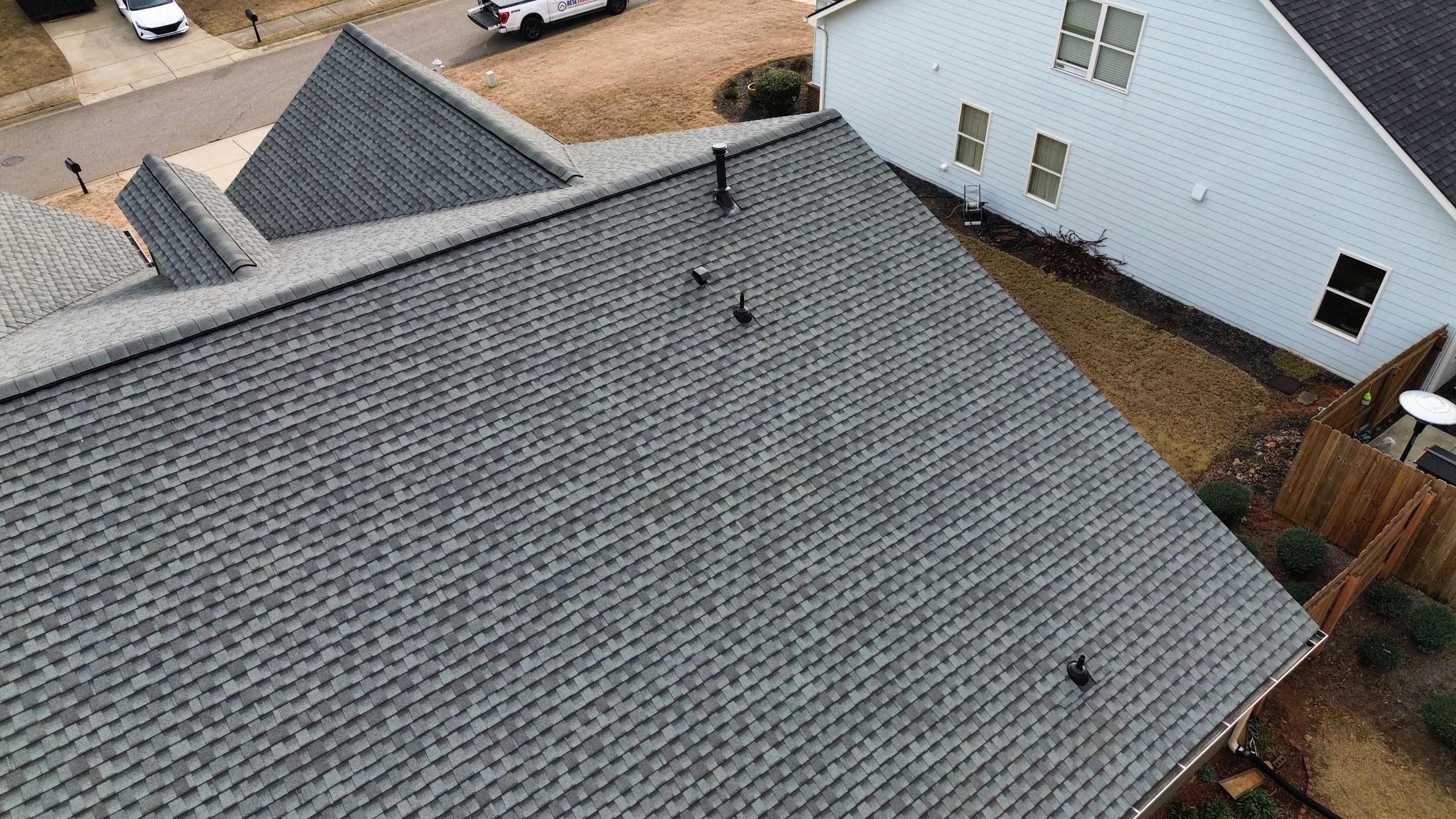 Cumming, GA Roof Replacement, GAF Ultra HDZ Slate by Reset Roofing