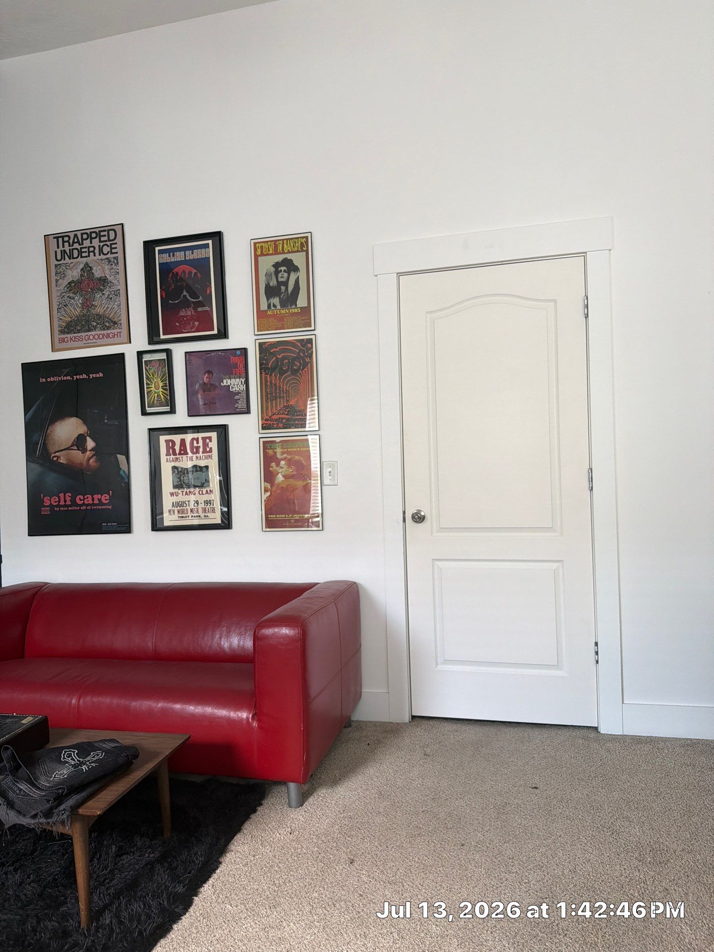Dark Green Grid Accent Wall and Door Trim in South Salt Lake by CompanyCam Sales Demo