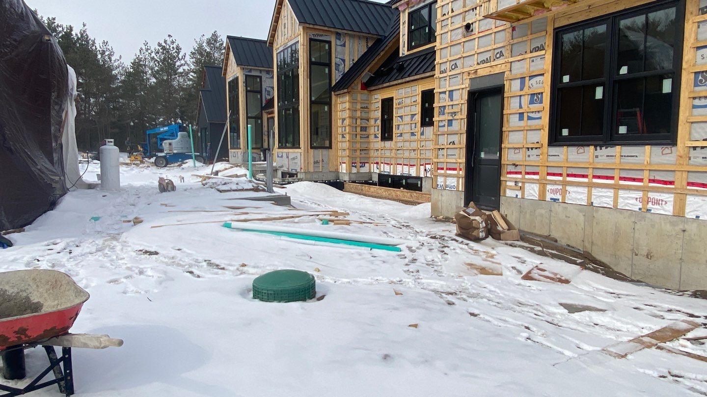New Home Construction using 16" Standing Seam Panels by Jay Carter Roofing & Sheet Metal