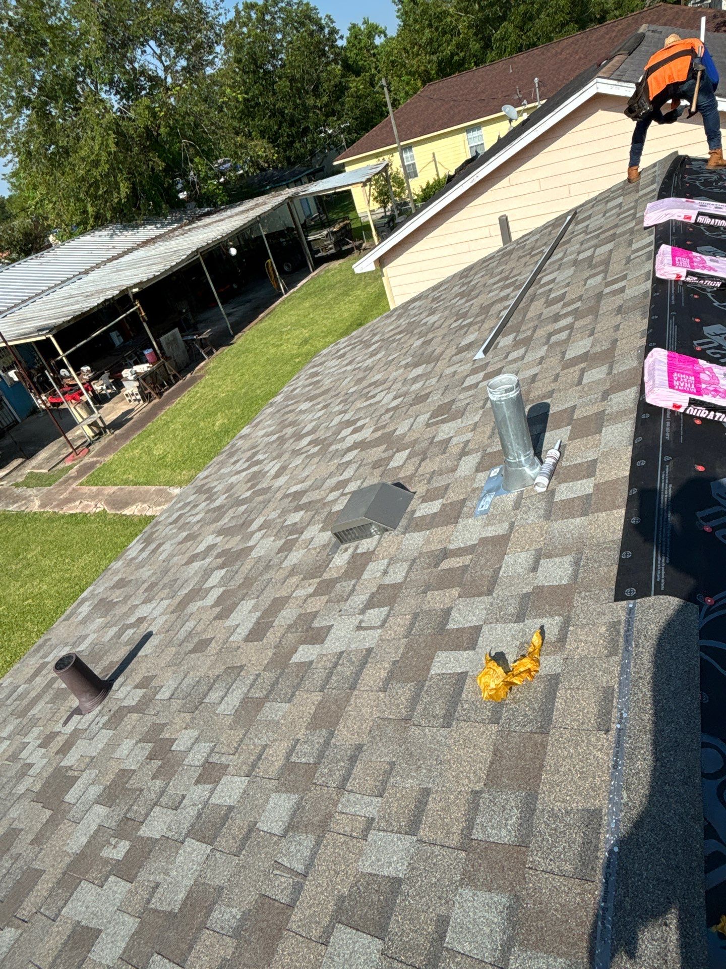 Residential Roofing Installation using Owen's Corning Duration (Lifetime) Shingles by Roof Repair Company