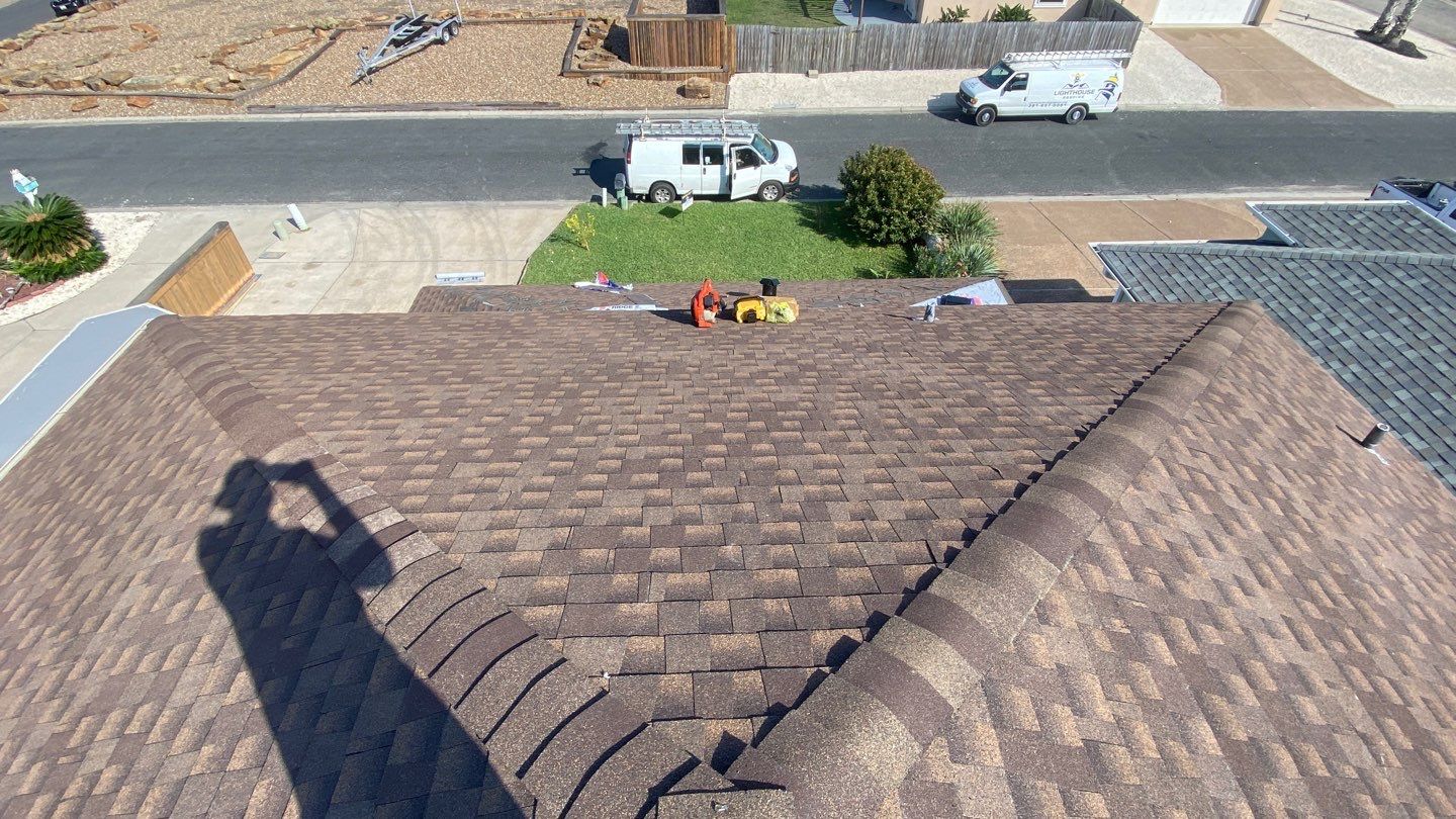 Residential Roofing Installation using GAF Timberline HDZ by Lighthouse Roofing