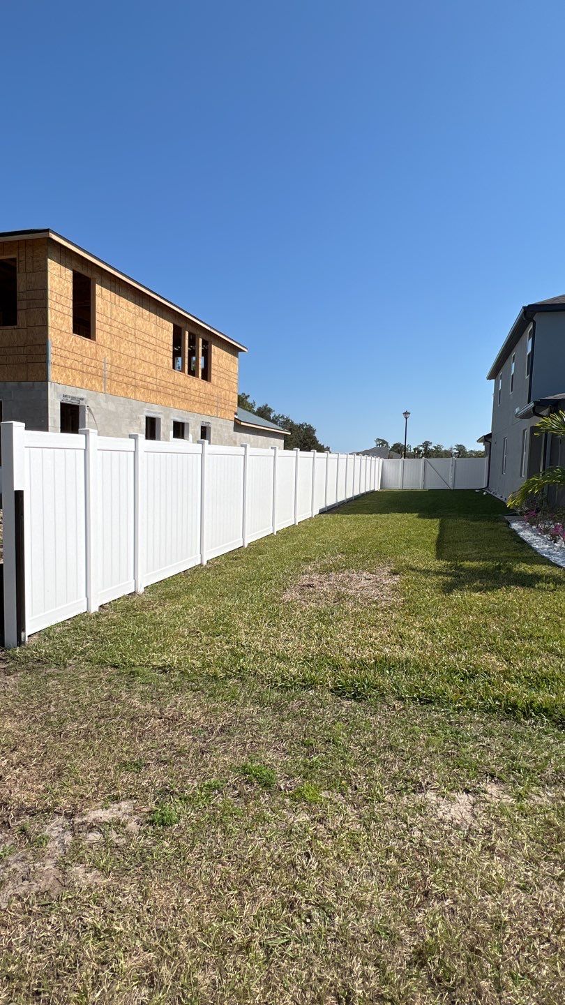 Sarasota, FL 6ft. Tall White Vinyl Privacy Fence & 3 Rail Aluminum Fence by Asap fence and gates, LLC