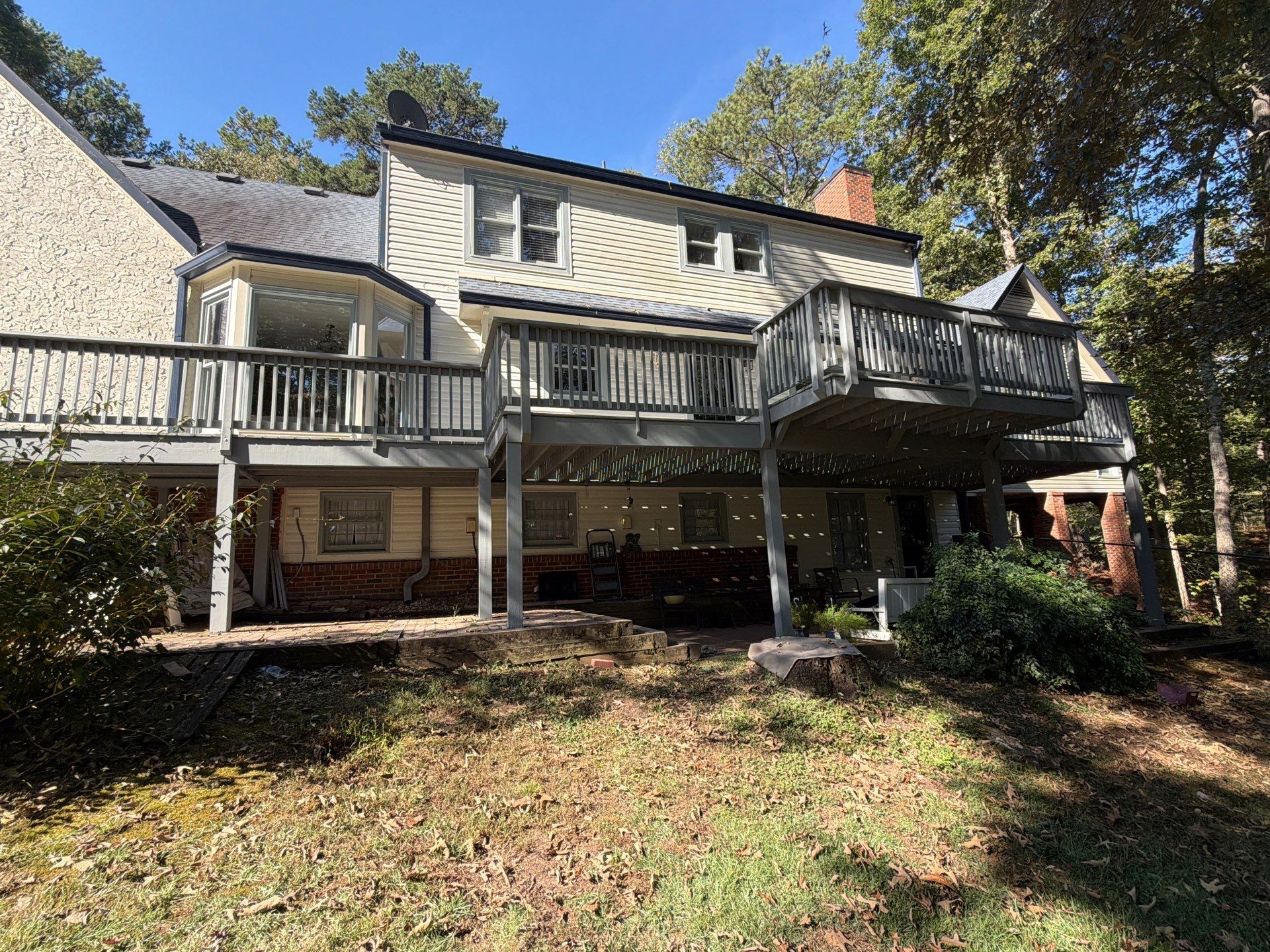 Multi-Level Deck Restoration and Staining Project in Canton, Georgia by Swift Home Renovations 