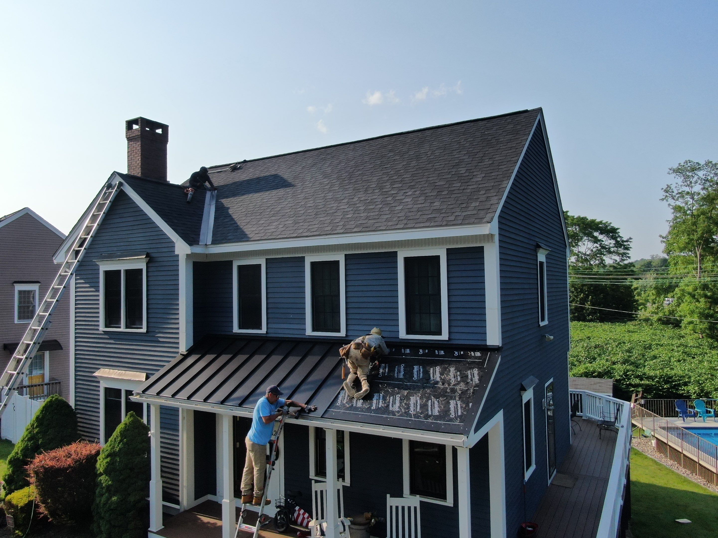 Roof Replacement in Amesbury, MA by Mighty Dog Roofing of Greater Middlesex County