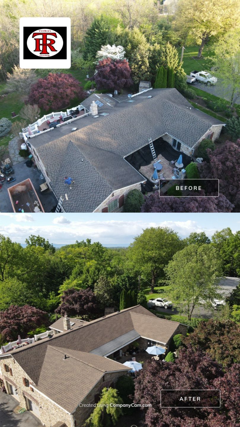 Residential Roofing Installation using Gaf Hdz Architectural Shingle by Teflon Roofing