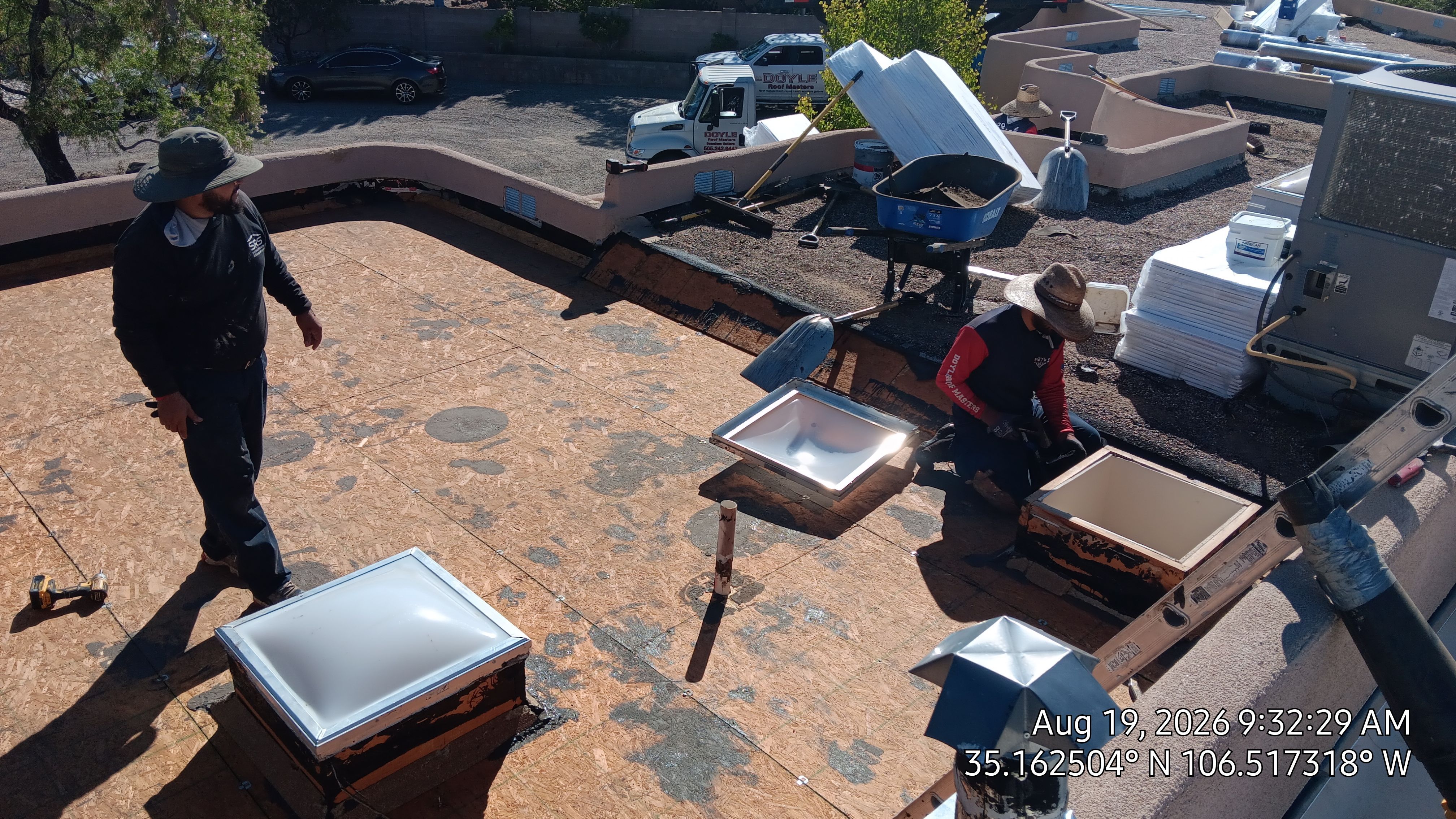 TPO Roof Replacement and Wood Repair in Albuquerque by Doyle Roof Masters Inc