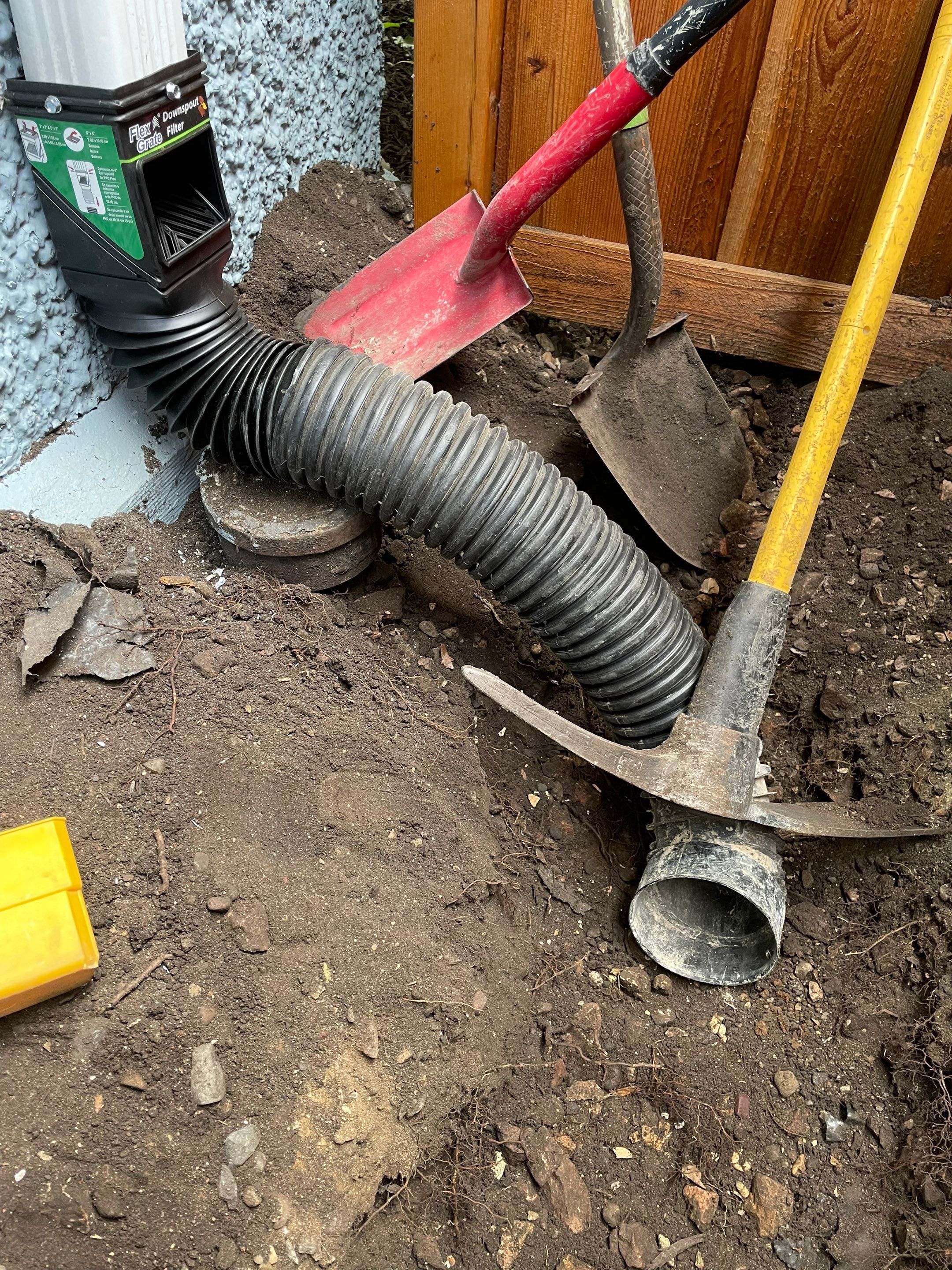 Peter's French Drain and Roof Runoff System Upgrade by Waterproofing Northeast