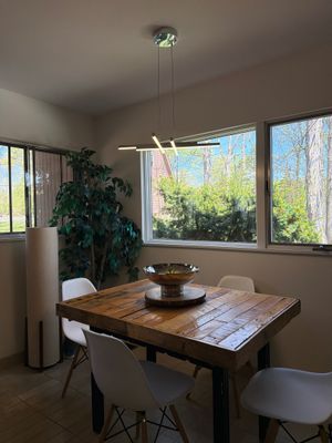 Modern Linear LED Suspension Fixture Installation