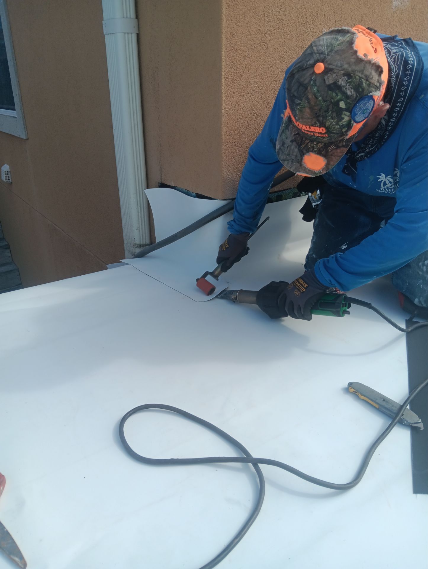 Walk Out Patio Cover by Bayfront Roofing and Construction