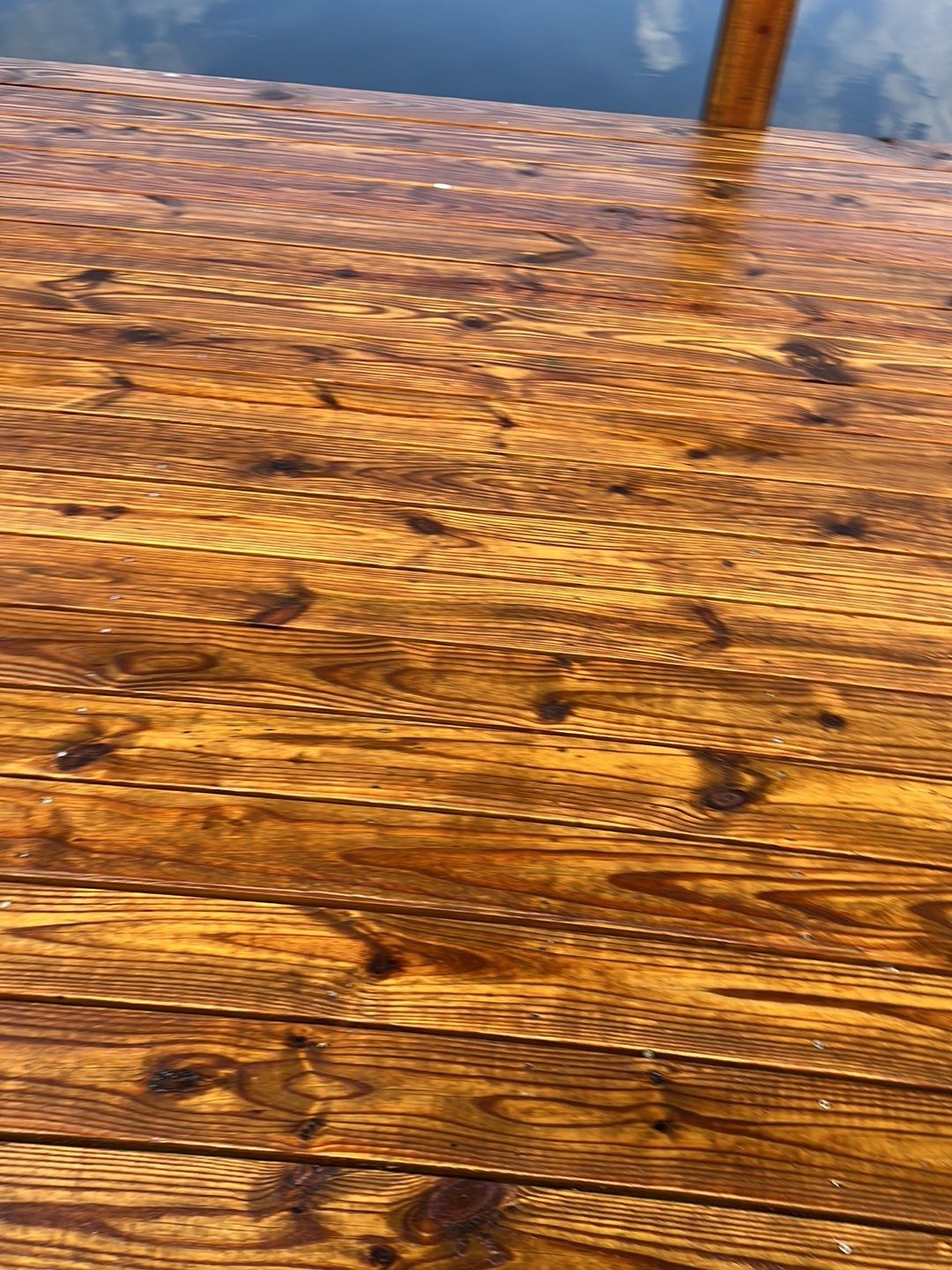 Dock using Wood Sealant by DuraSeal