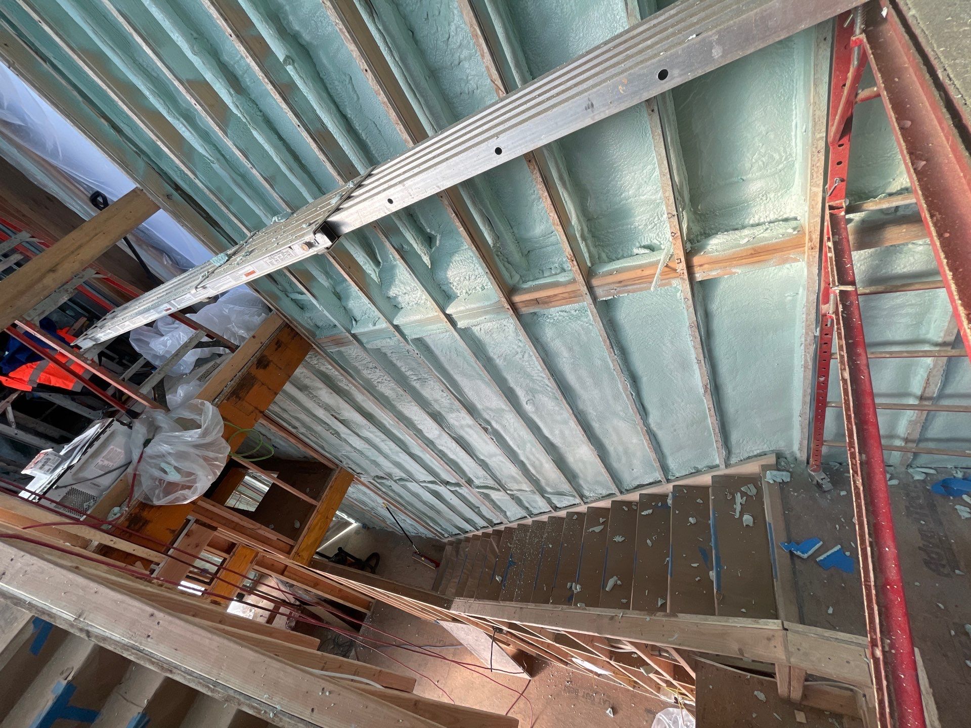 New Construction using Closed Cell Spray Foam by NYS Foam & Energy