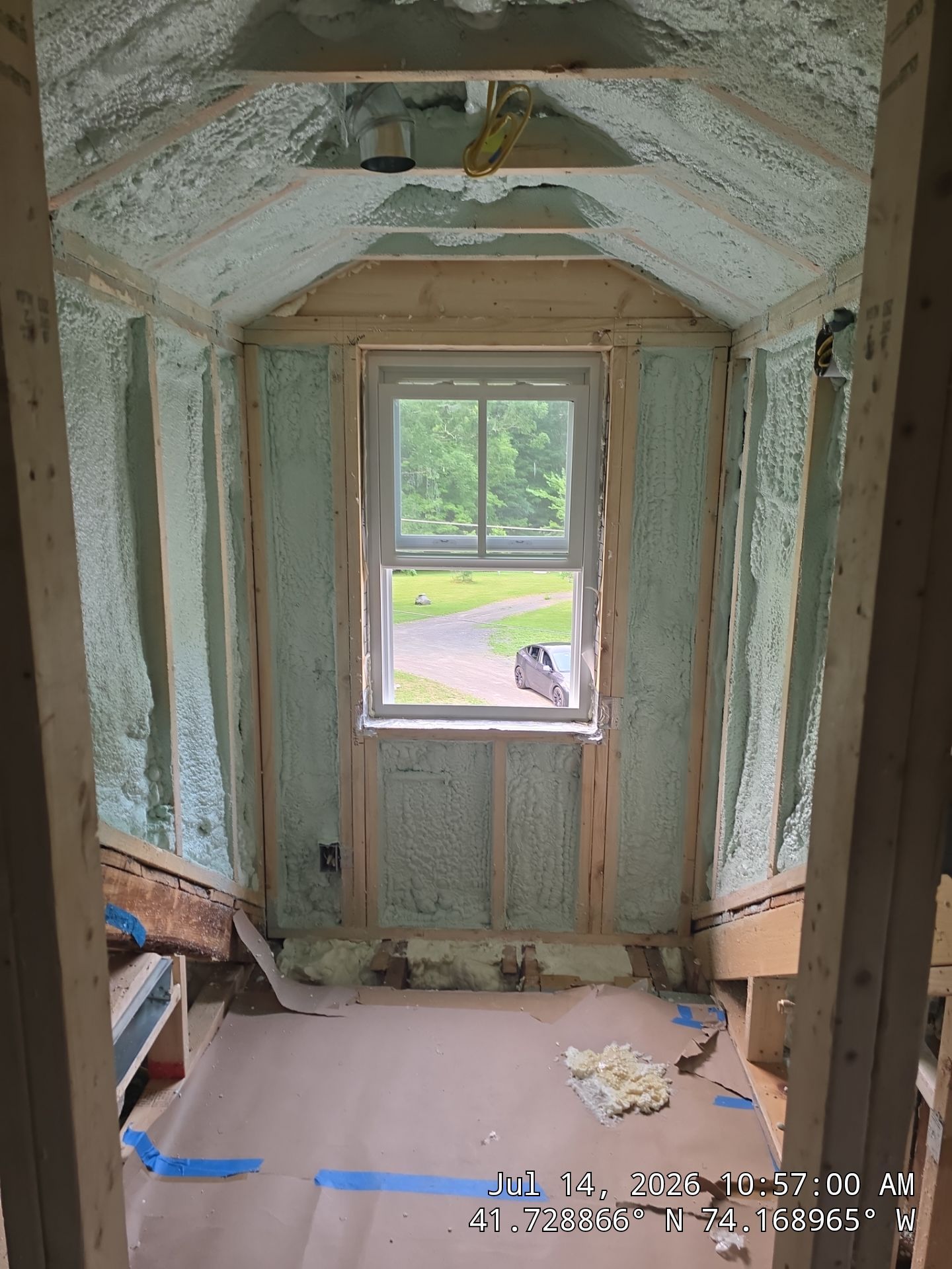 New Paltz Attic Retrofit with Spray Foam Insulation by NYS Foam & Energy