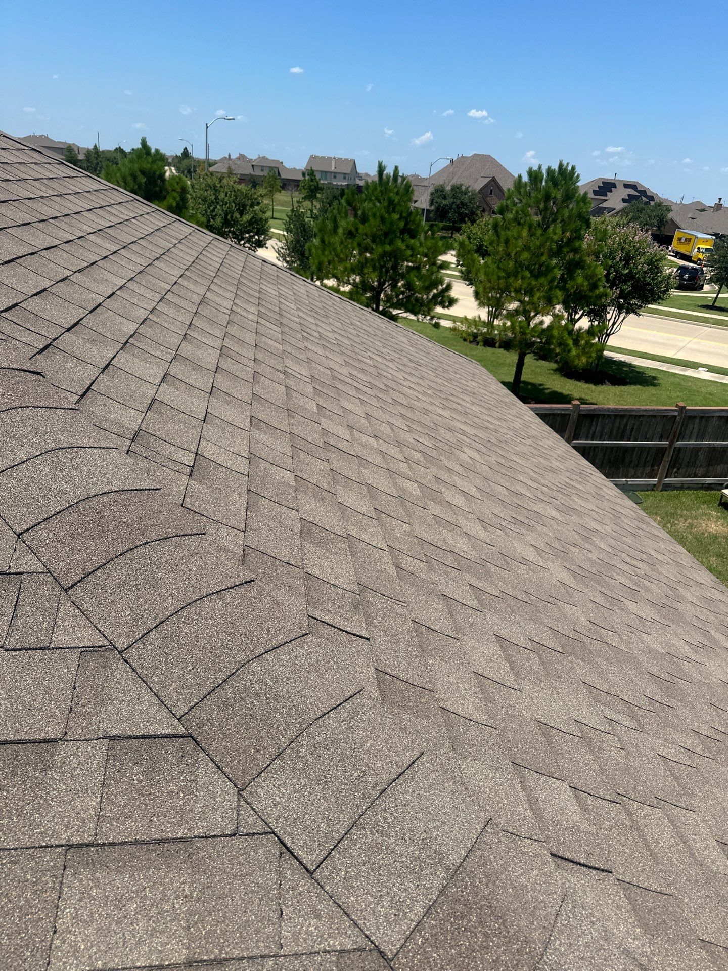 Hail Damage using Owen's Corning Duration (Lifetime) Shingles by Roof Repair Company