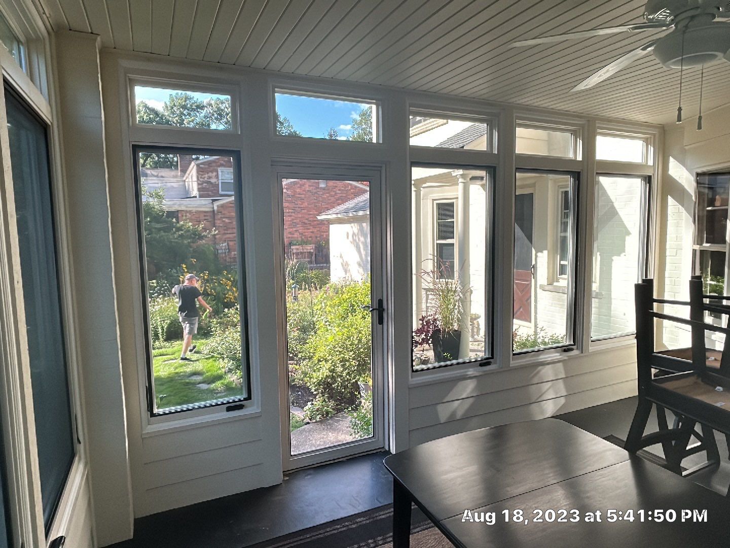 Window Installation using Andersen Windows E-Series with aluminum clad by Smart Roof