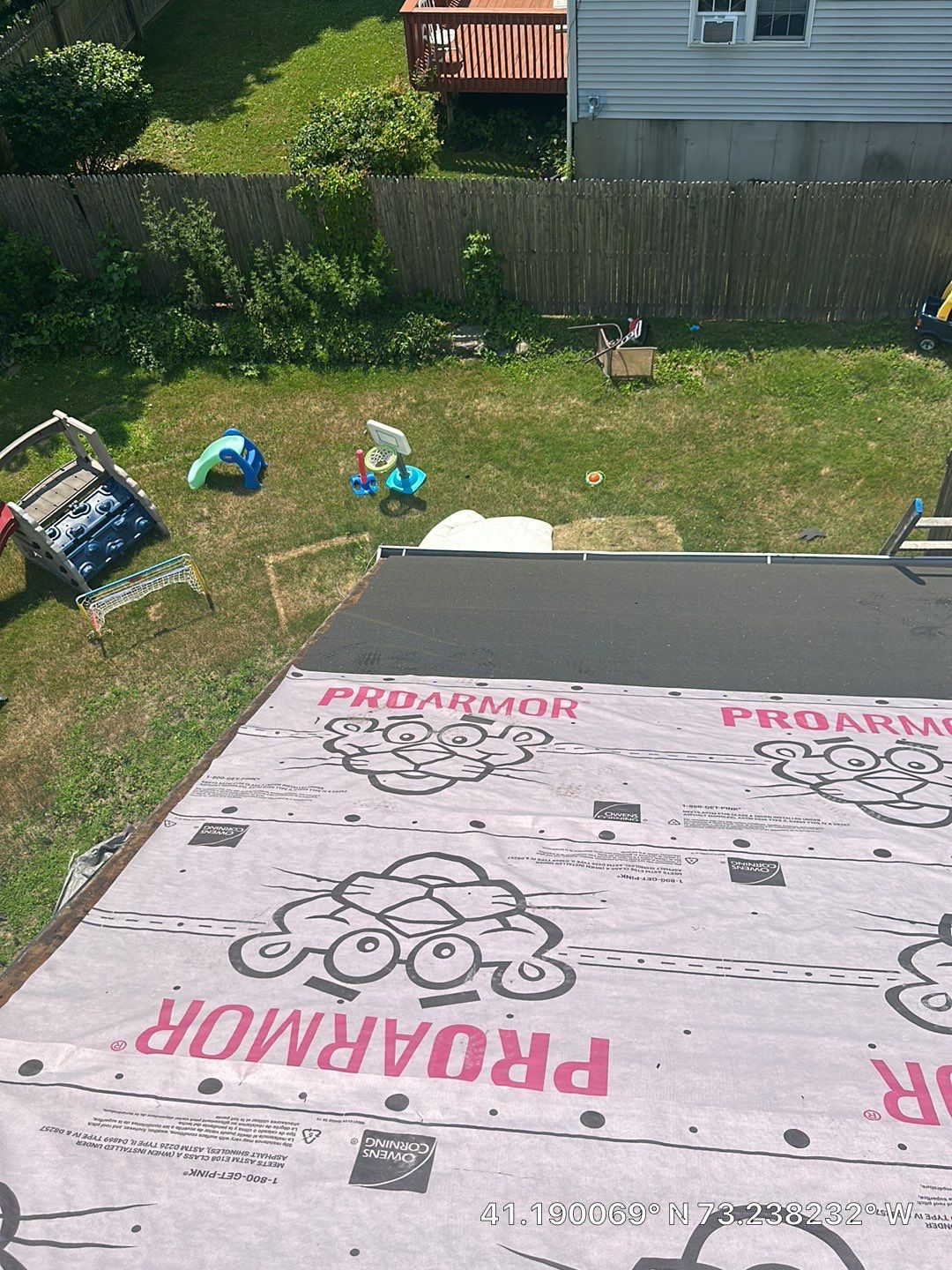 Commercial Roofing Installation using Owens Corning TruDefinition  Midnight Plum by A Plus Exterior