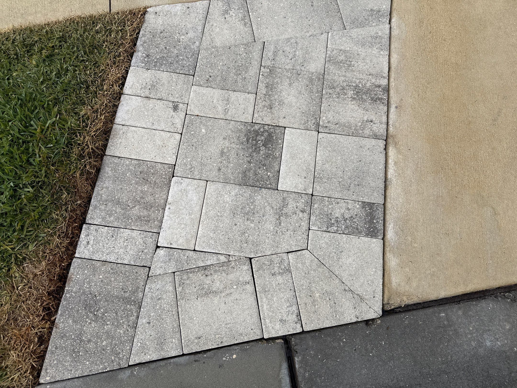 Rust Stain Removal from Concrete Driveway and Pavers in Park East at Azario | Lakewood Ranch, FL by Sunshine AquaWash