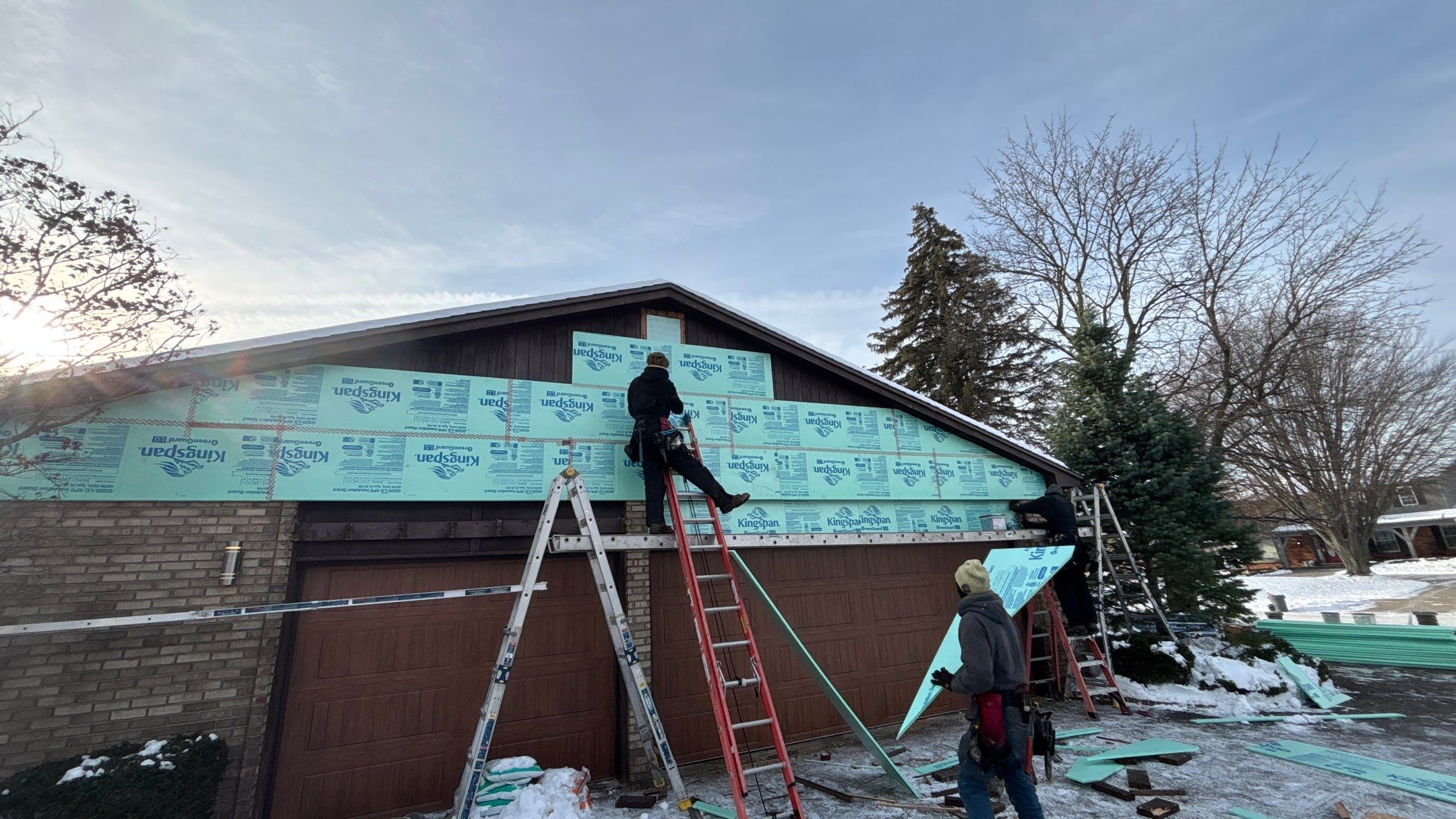 Siding Replacement using Ascend S12" Board & Batten by 180 Contractors