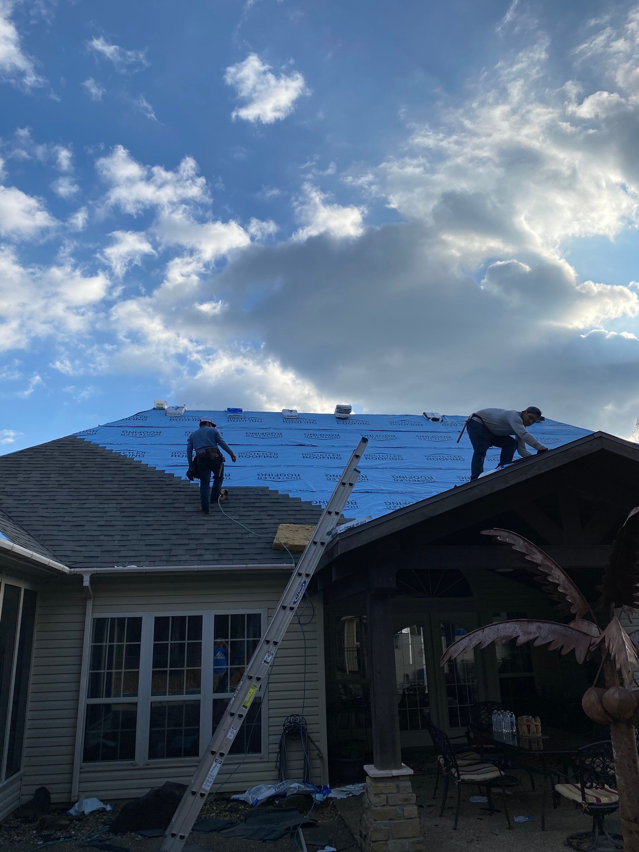Residential Roofing Repair using Malarkey Vista: Weathered Wood  by Hostetler Roofing