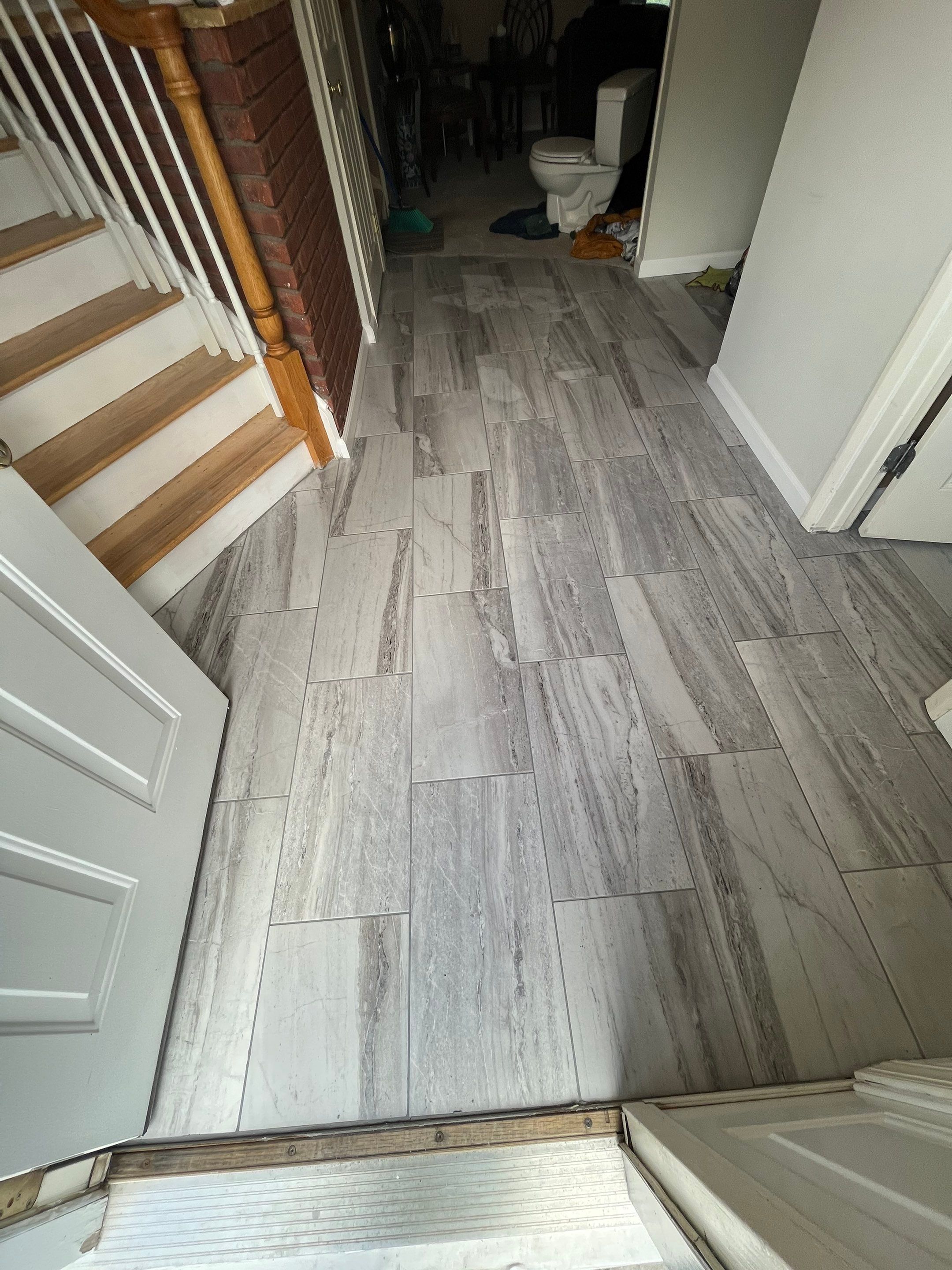 Family Room Remodel using Tile by Home Concepts Construction