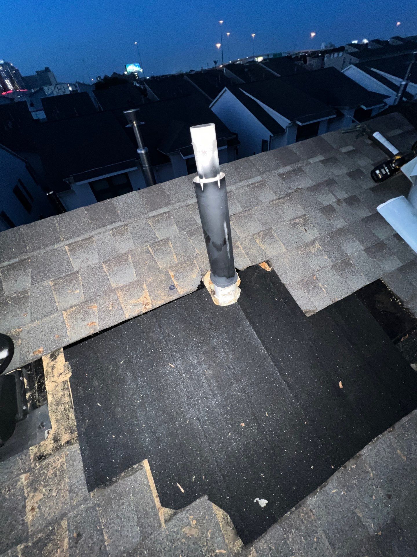 Hail Damage using Owen's Corning Duration (Lifetime) Shingles by Roof Repair Company