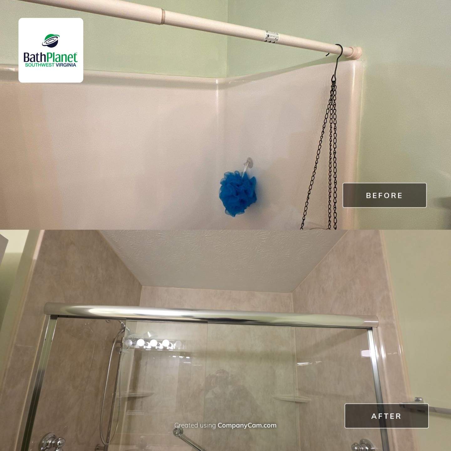 Tub to Shower by BathPlanet SW Virginia