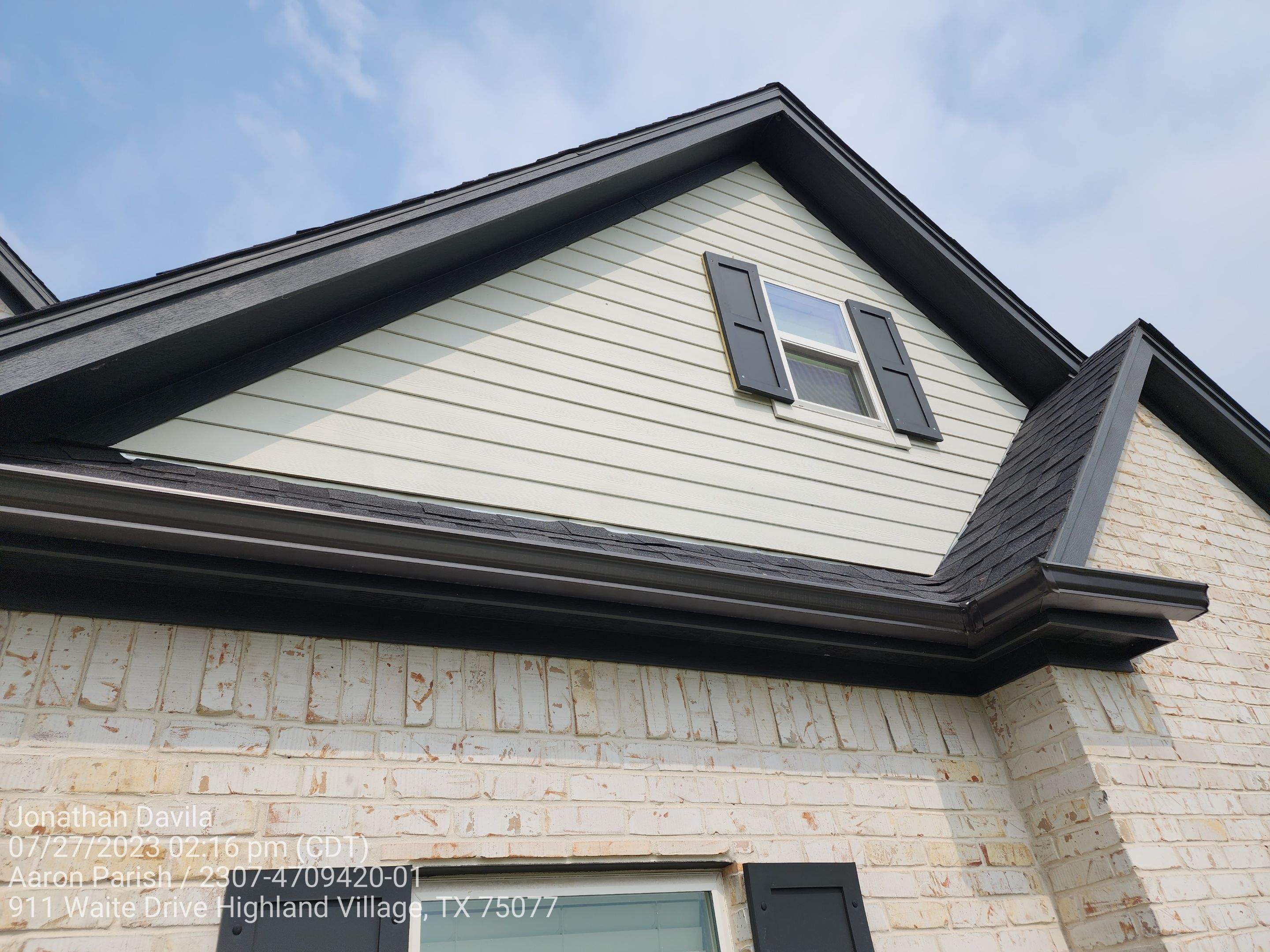 Project in Highland Village by Zeus Exteriors