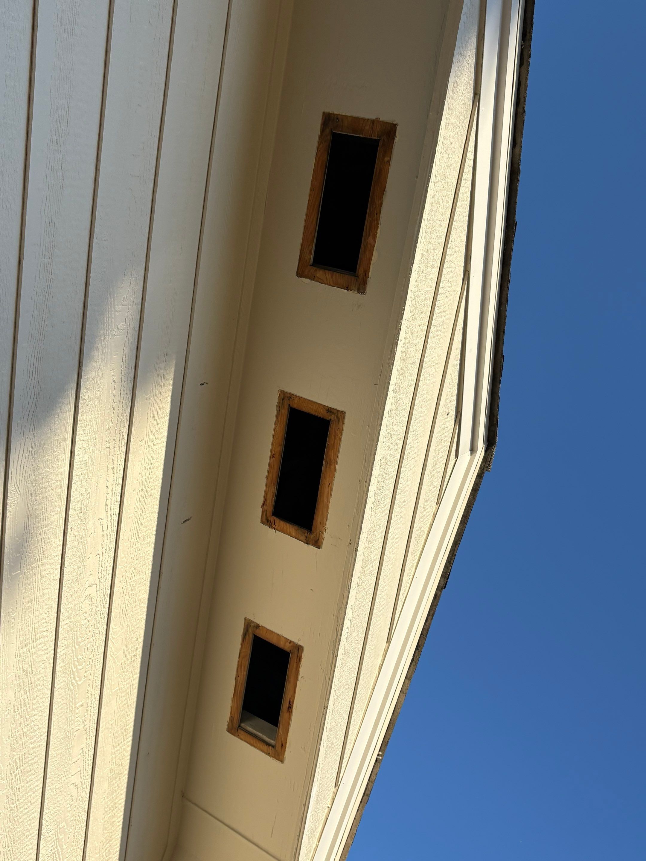 siding replacement, vent replacement  by McCann's Roofing and Construction