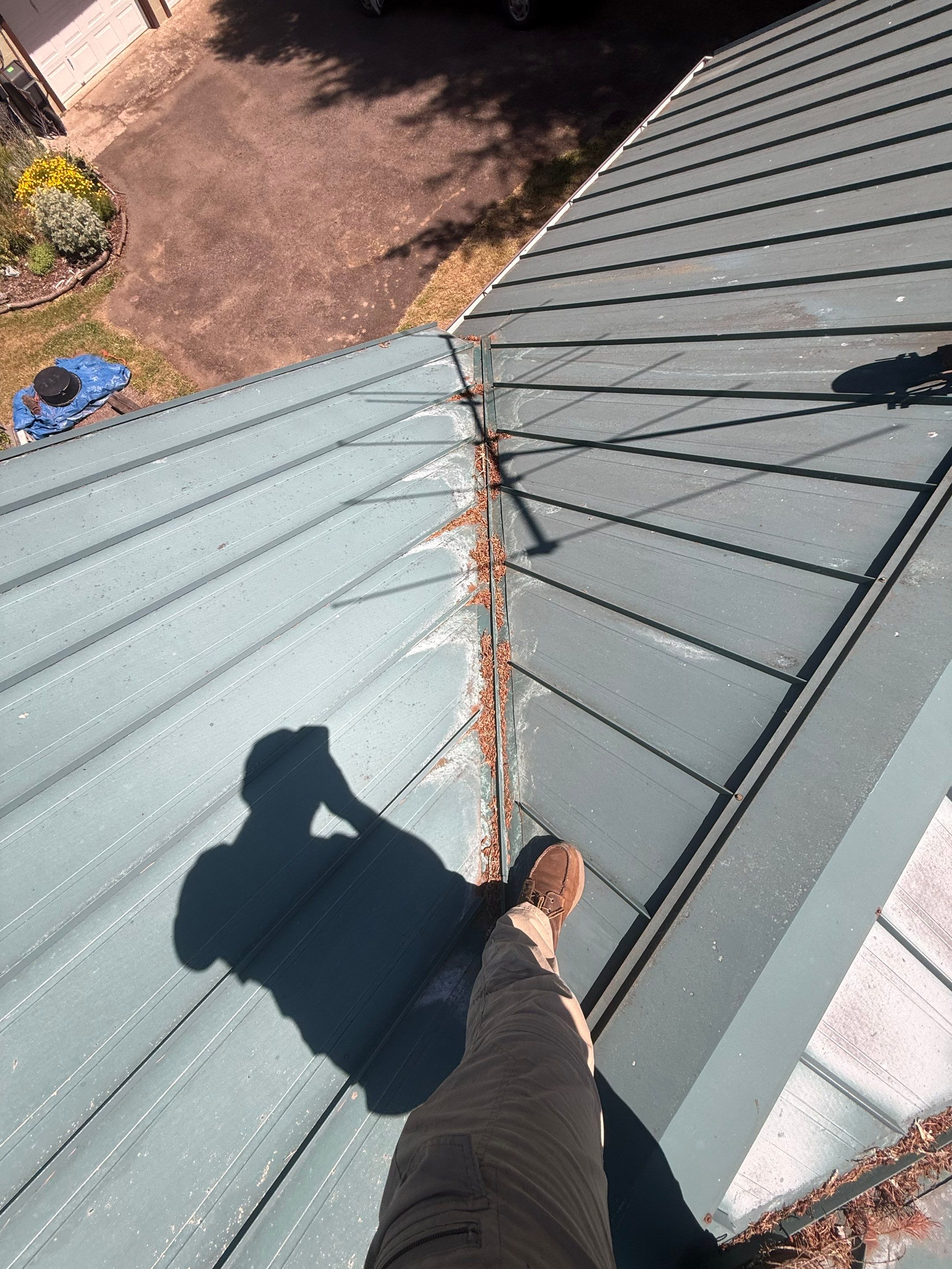 Log Cabin Metal Roof Repair and Skylight Maintenance in Springfield by BEST Roofing & Waterproofing