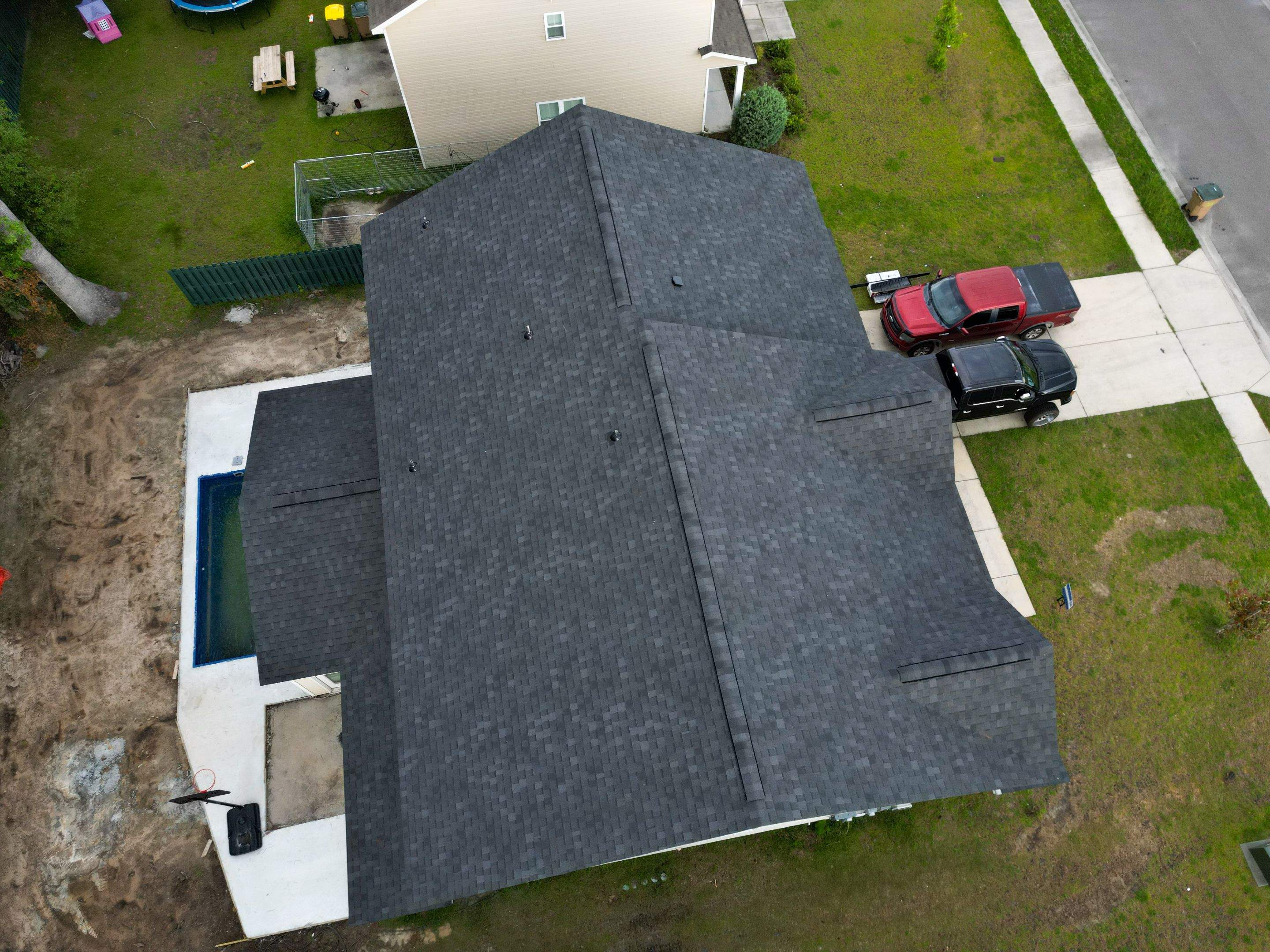 Residential Roofing Installation using Atlas Pinnacle Pristine Black Shadow by Talya Roofing