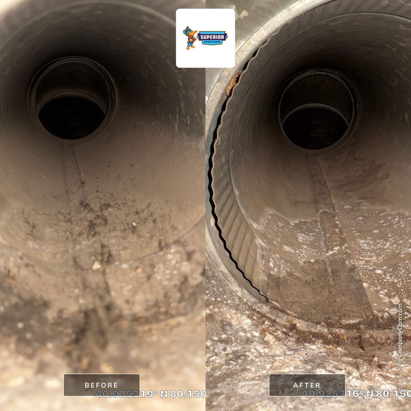 Air Duct Cleaning With a Vacuum Truck in Portersville, PA by Superior Air Duct Cleaning