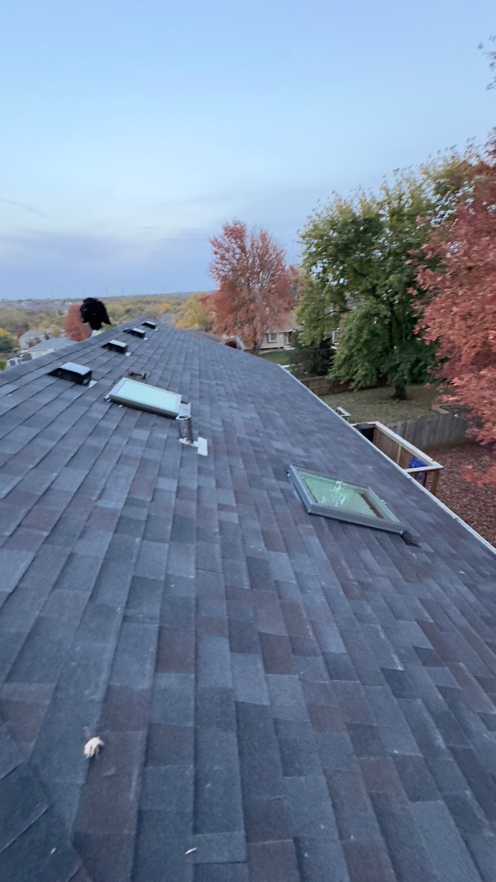 Roof Replacement with New Skylights in Bellevue, NE by Crows Roofing LLC