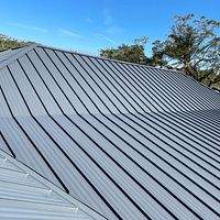 24ga 1.5" Mechanical Seam Charcoal Gray  by Total Roofing System The Metal Roof Experts