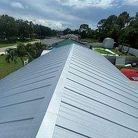 24ga 1" Nail-Strip Mill Finish by Total Roofing System The Metal Roof Experts