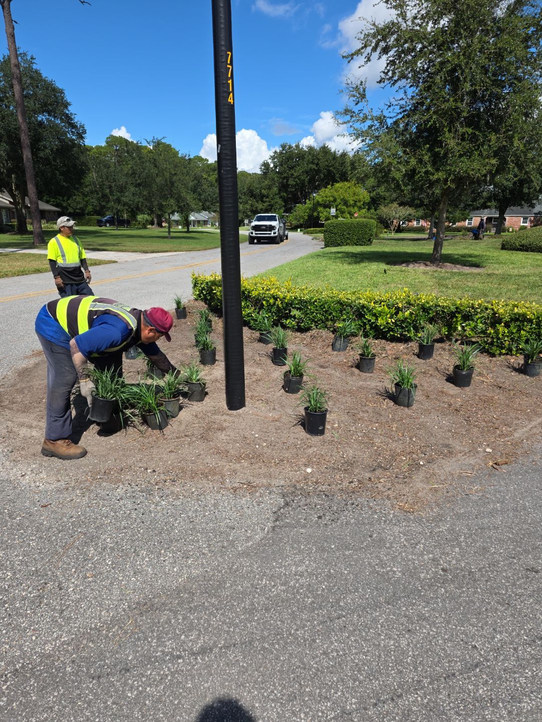 Deerwood Community | Island Landscape Replacement by ProGreen Services