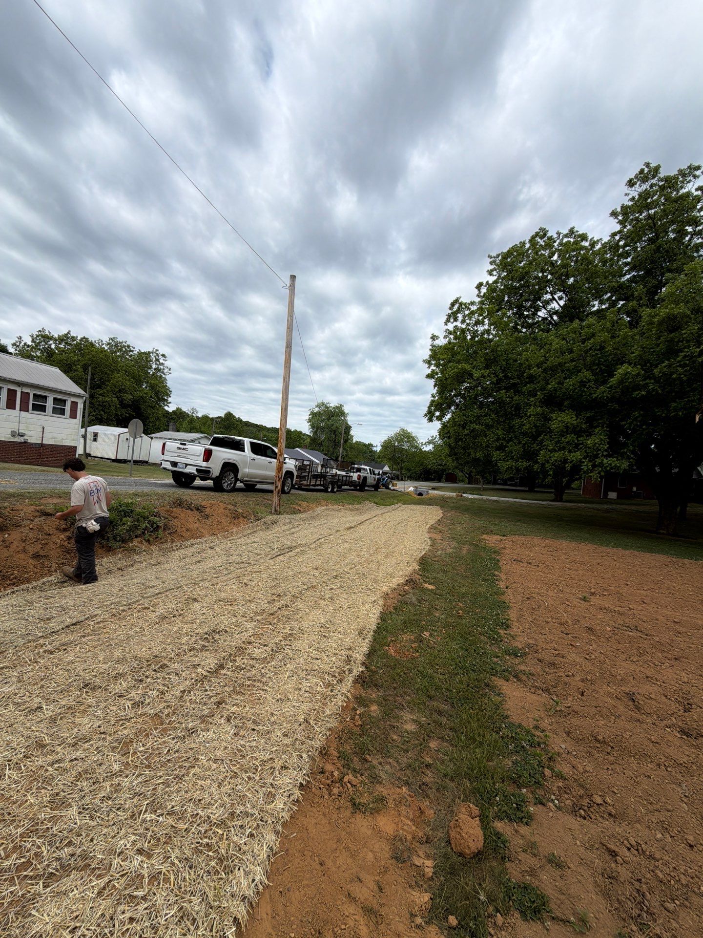 Drainage and Culvert Headwall Installation in Thomasville by Four Oaks Grading and Septic, LLC
