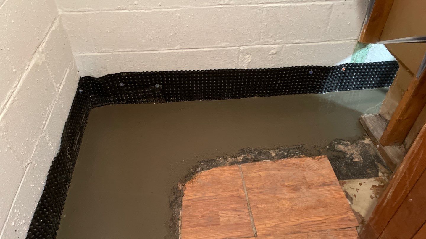 Drain Tile & a Sump Pump for our Property Management Partner by Waterproofing Northeast