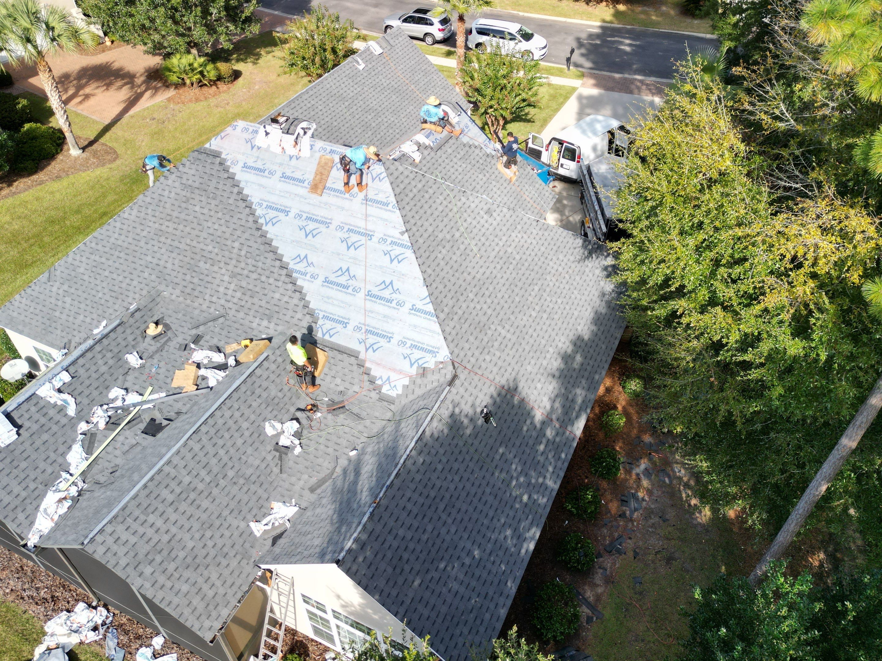 Residential Roofing Installation using Atlas Pinnacle Pristine Pewter by Talya Roofing