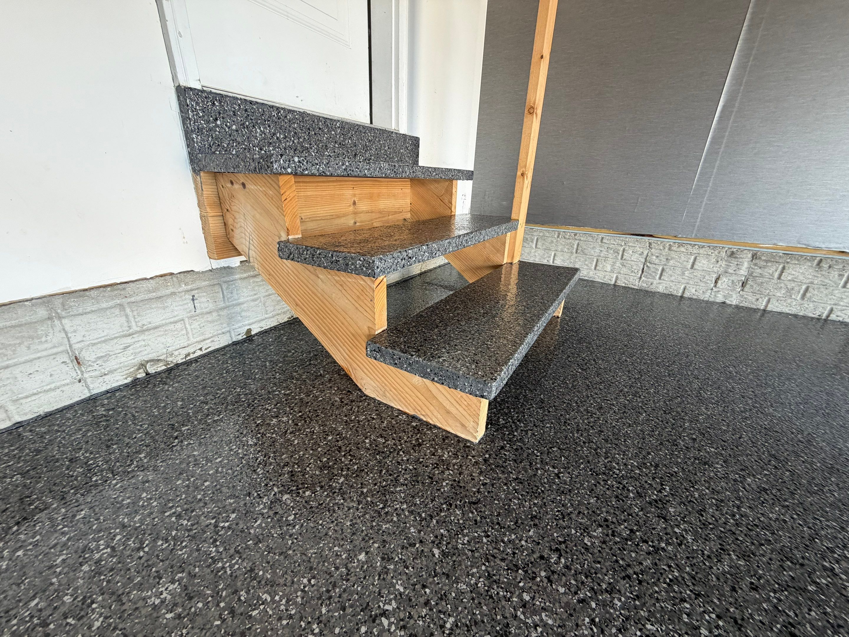 Silver Platinum Metallic by Granite Garage Floors