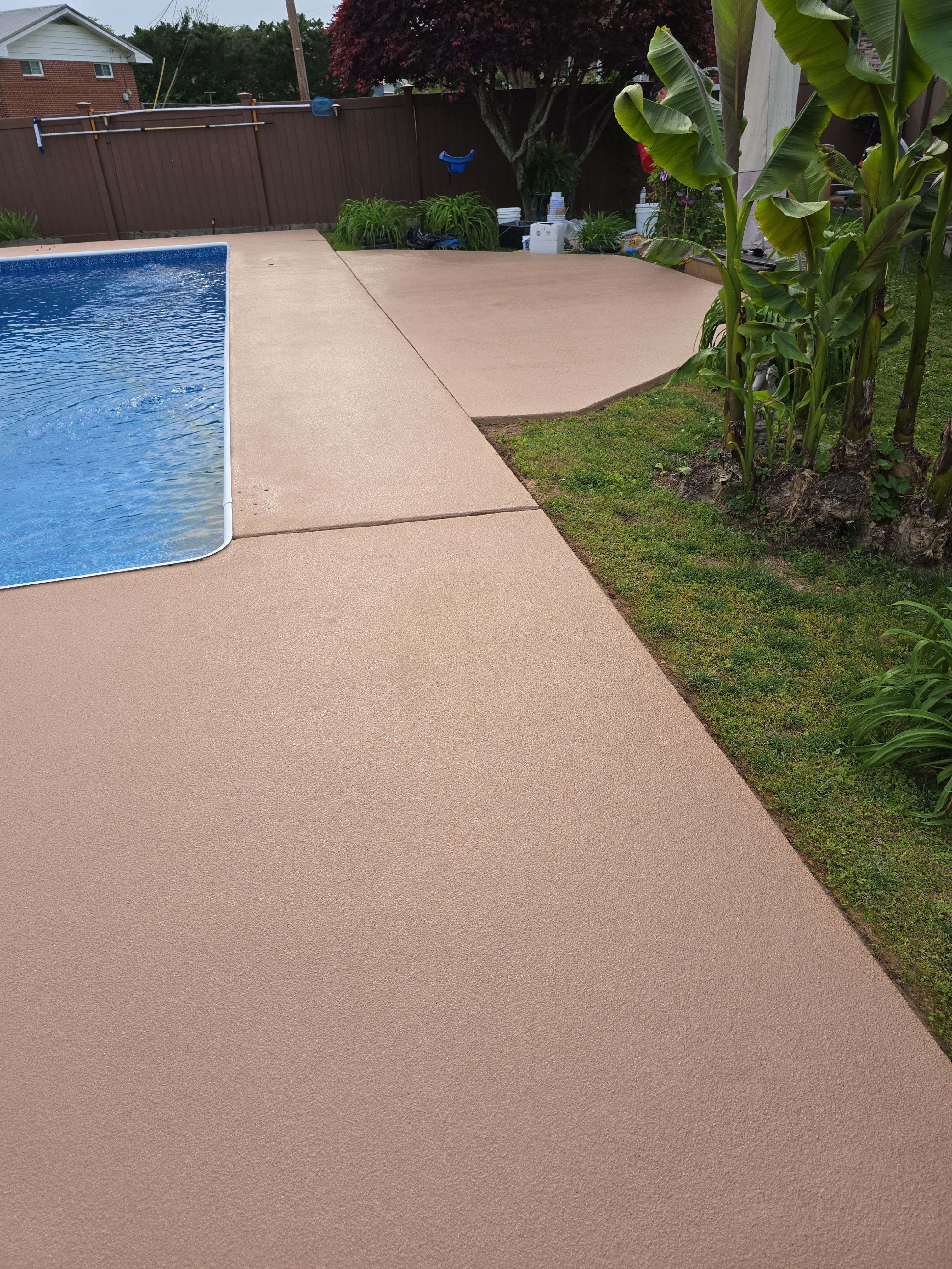 Beautiful Pool Deck in Rossville, GA by Elite Floor Solutions